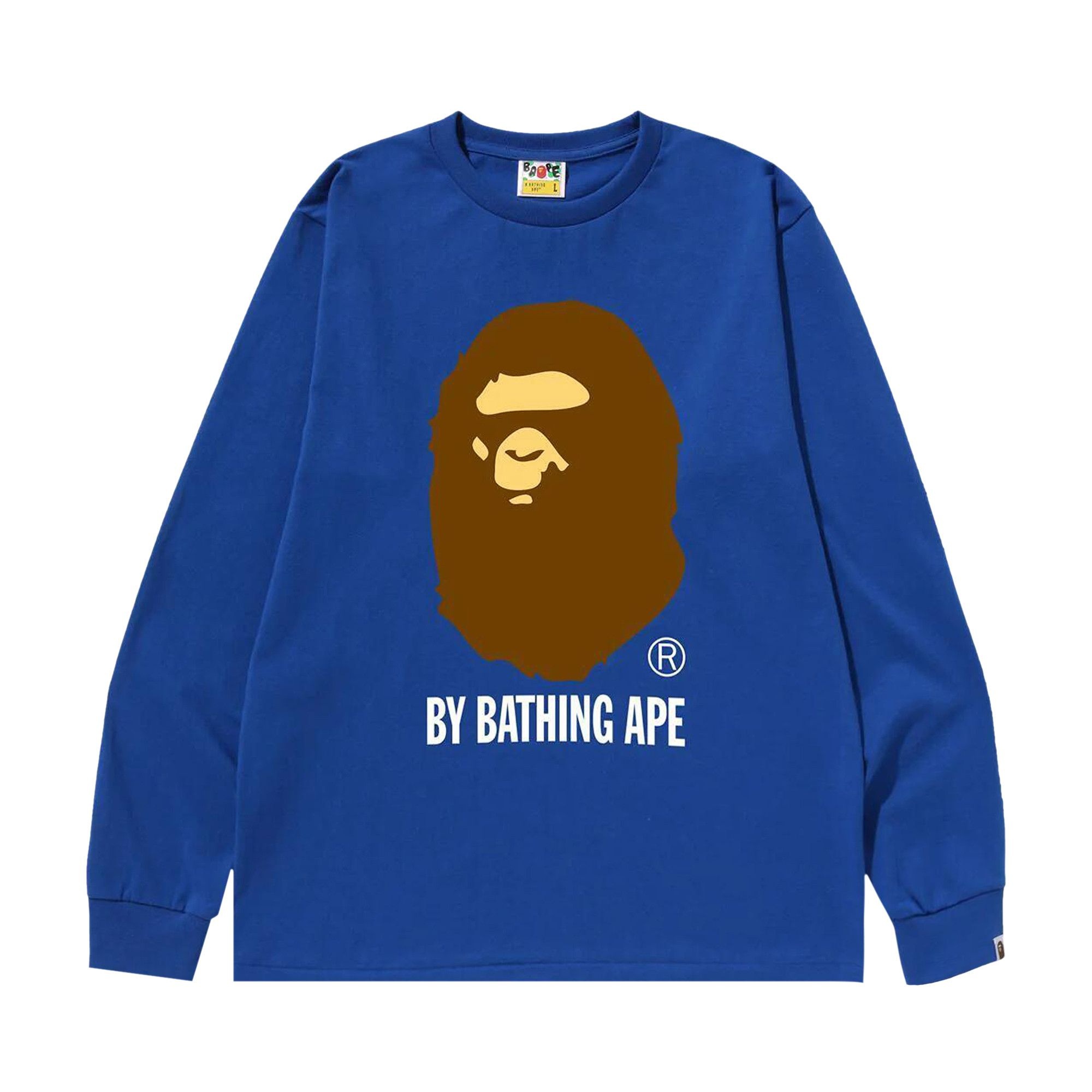 BAPE By Bathing Ape Long-Sleeve Tee 'Blue' - 1