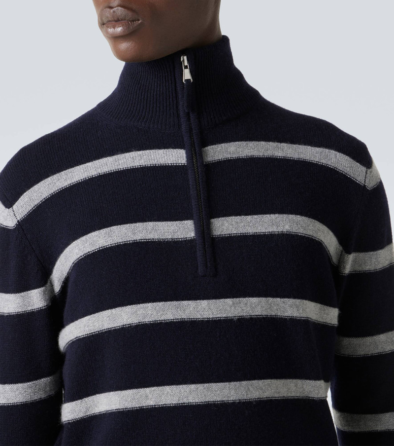 Wool and cashmere half-zip sweater 6