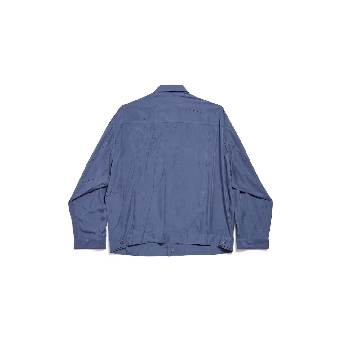 Men's Fluid Denim Jacket in Faded Blue - 6
