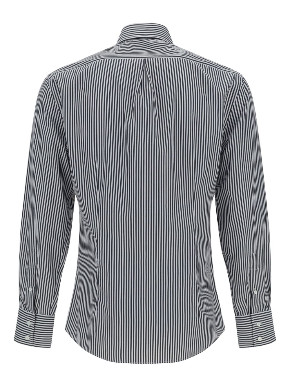 stripe-print cotton shirt - 2