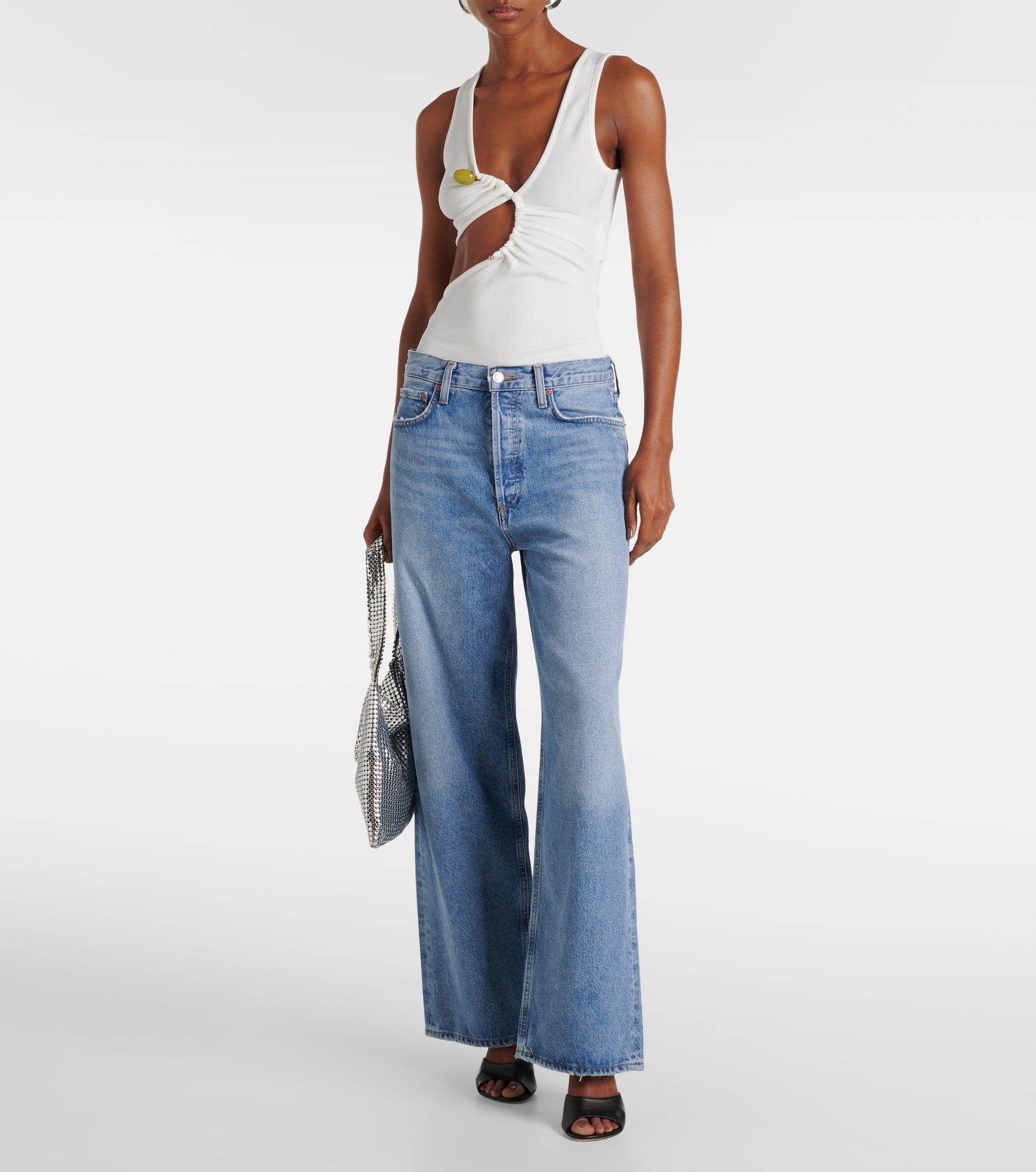 Arc Stone ribbed-knit tank top - 2