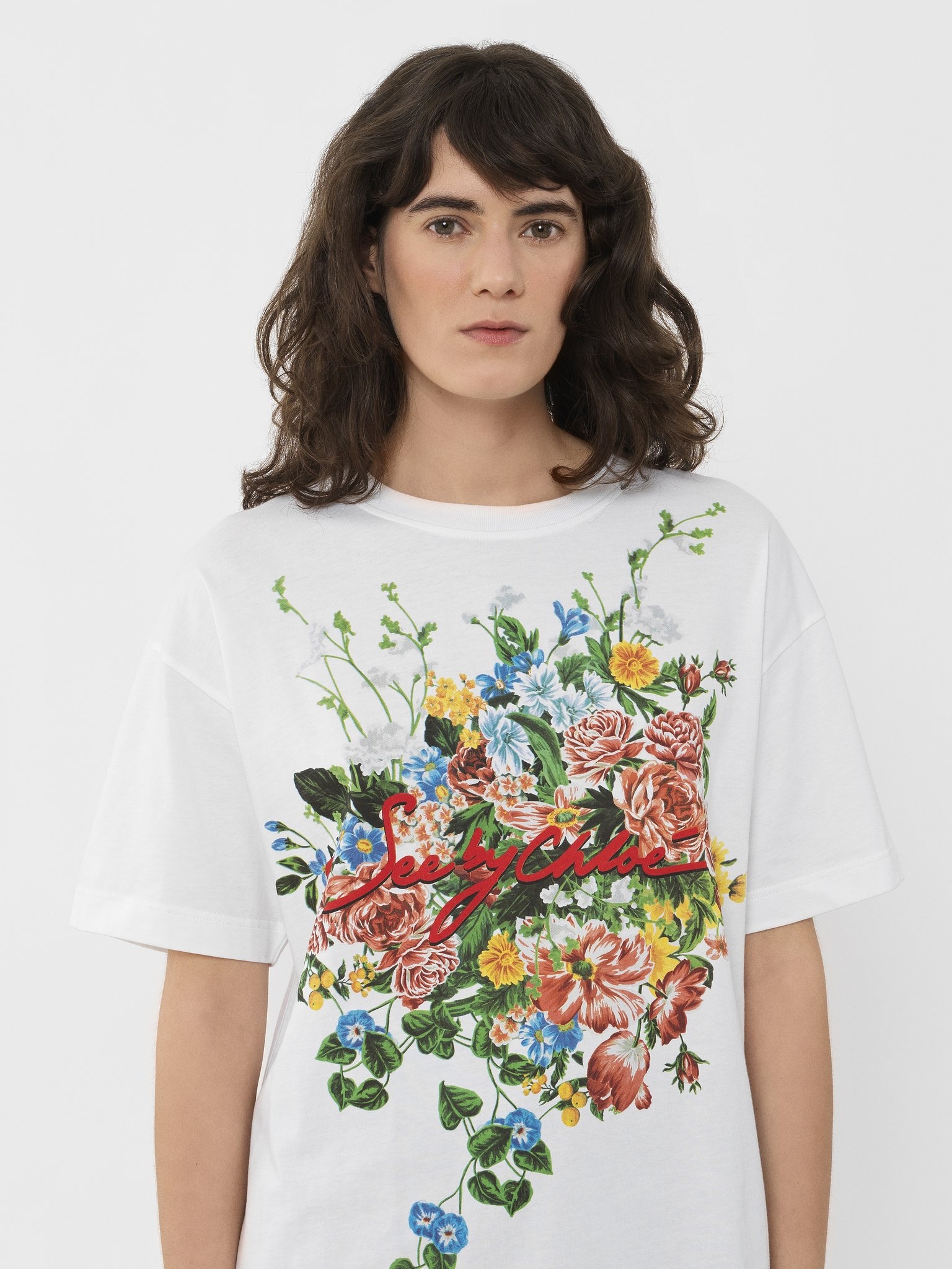 FLORAL-PRINT T-SHIRT - 2