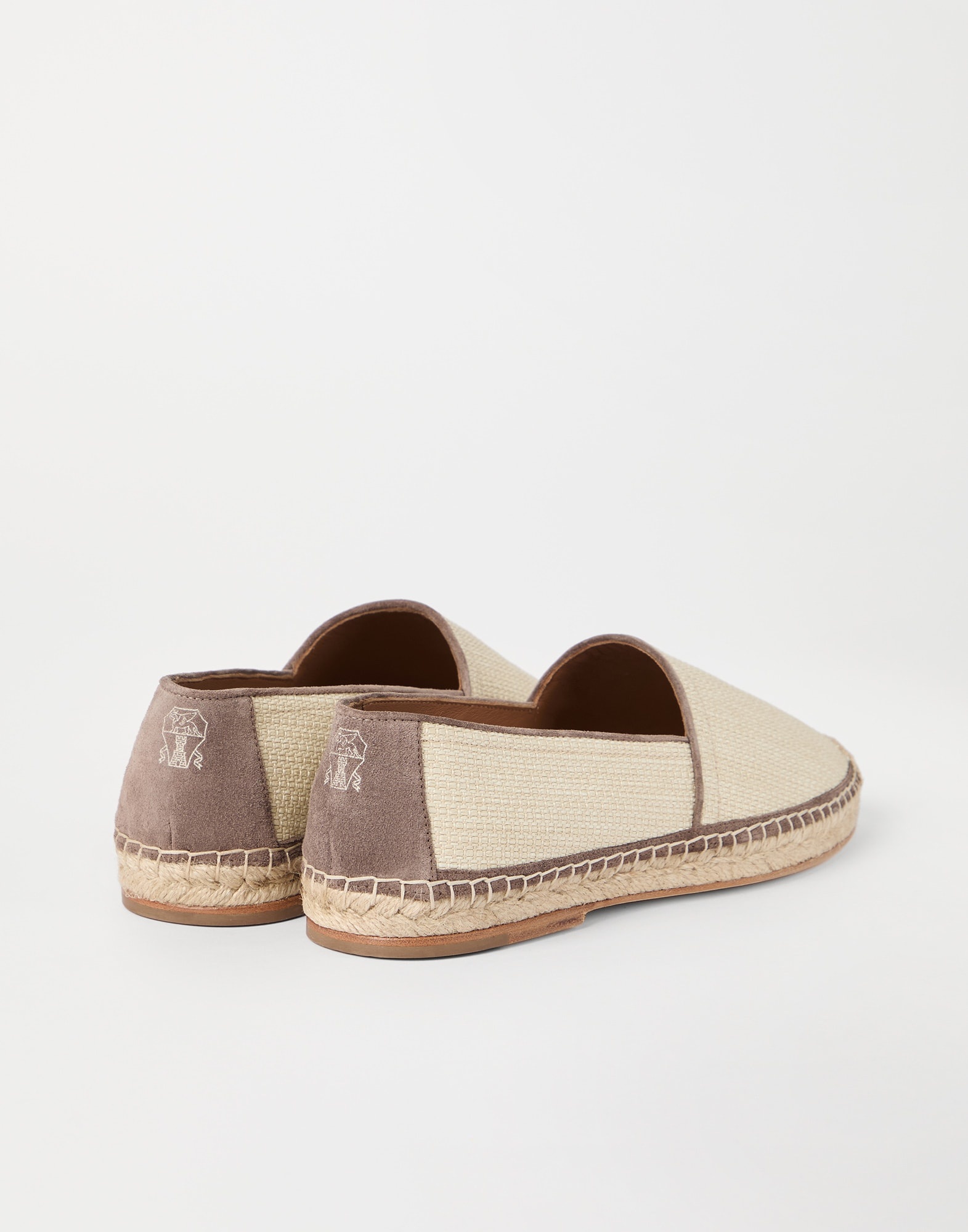 Techno raffia espadrilles with piping - 2