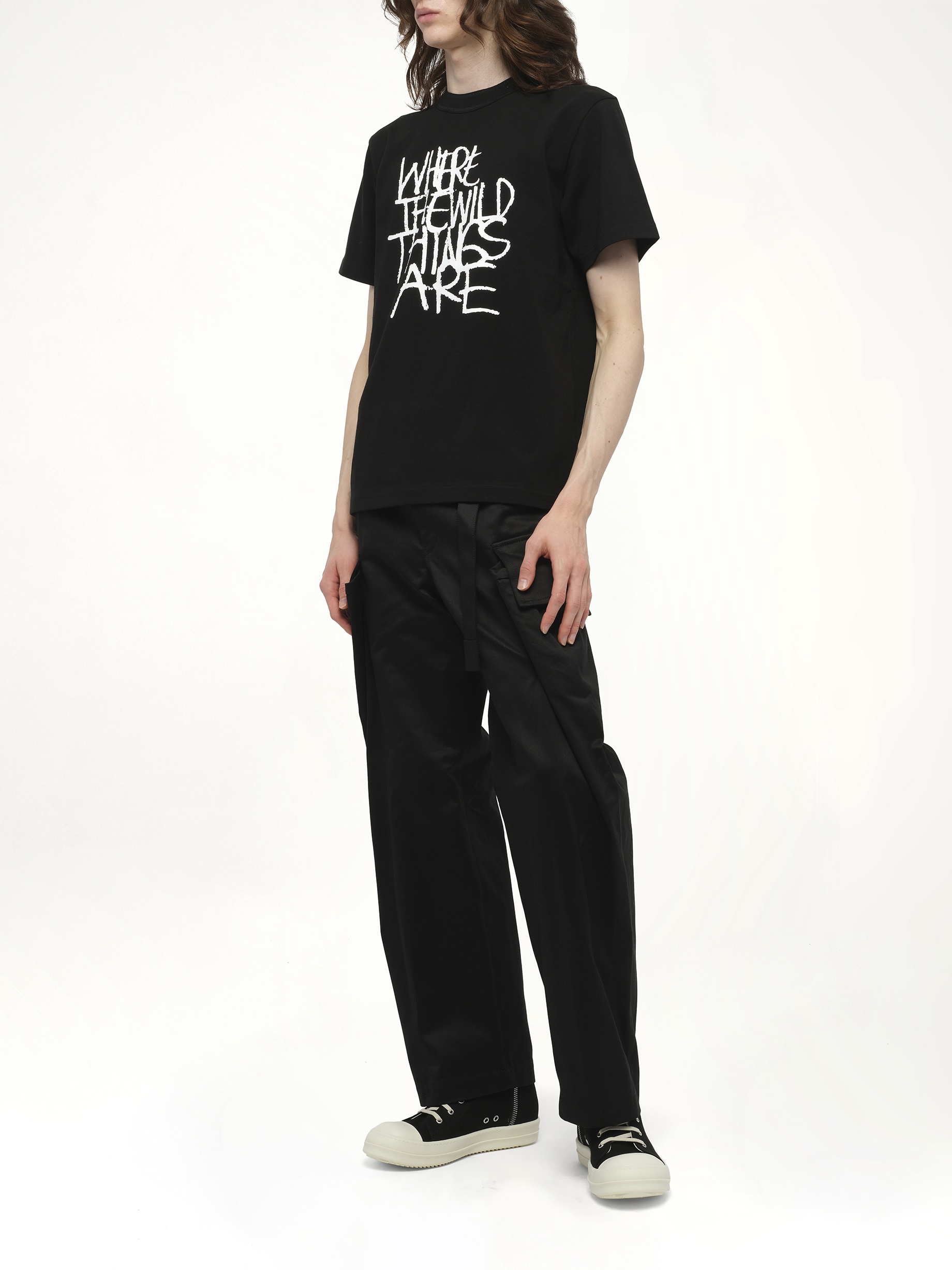 WHERE THE WILD THINGS ARE Logo T-Shirt in Black - 4