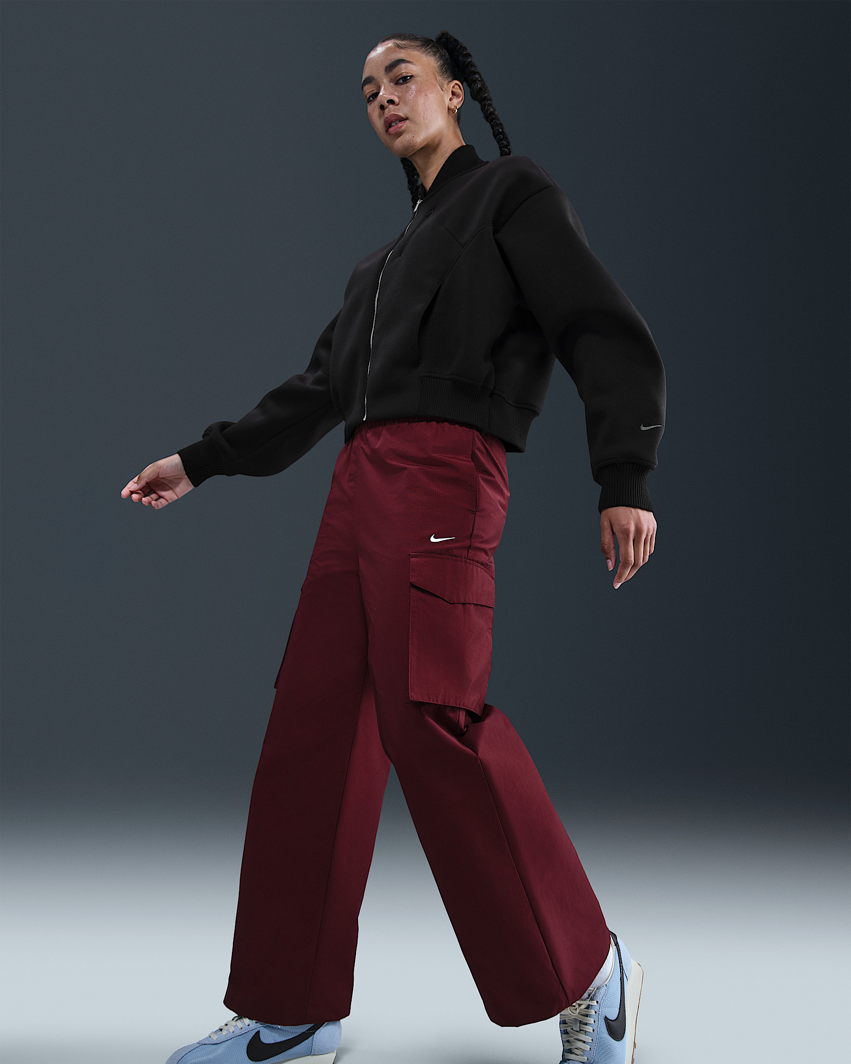 Nike Sportswear Modern Fleece Women's Oversize Destroyer Jacket - 3