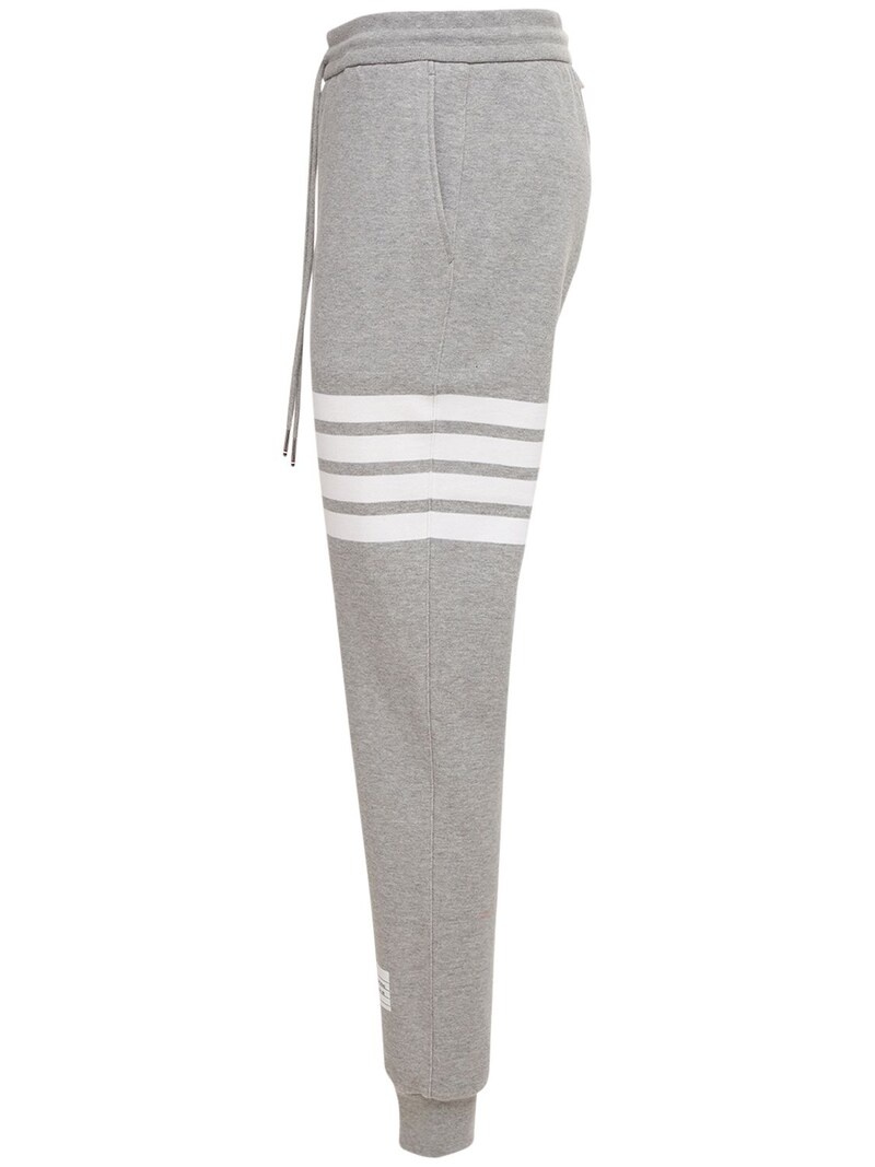 INTARSIA STRIPES COTTON SWEATPANTS - 9