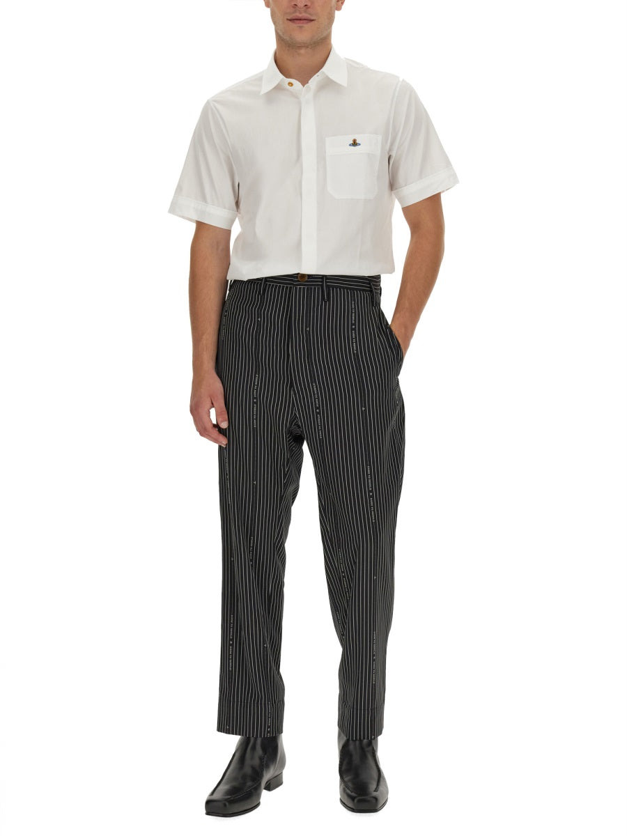 Vivienne Westwood Men Camicia Con Ricamo Orb - 2