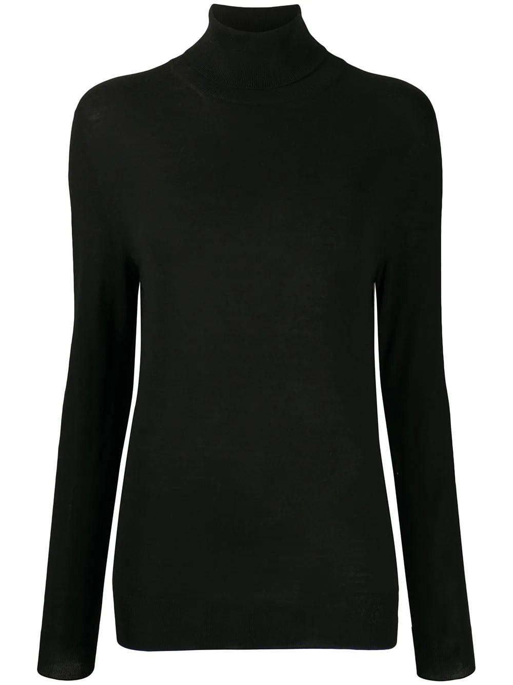 ribbed turtleneck jumper - 1