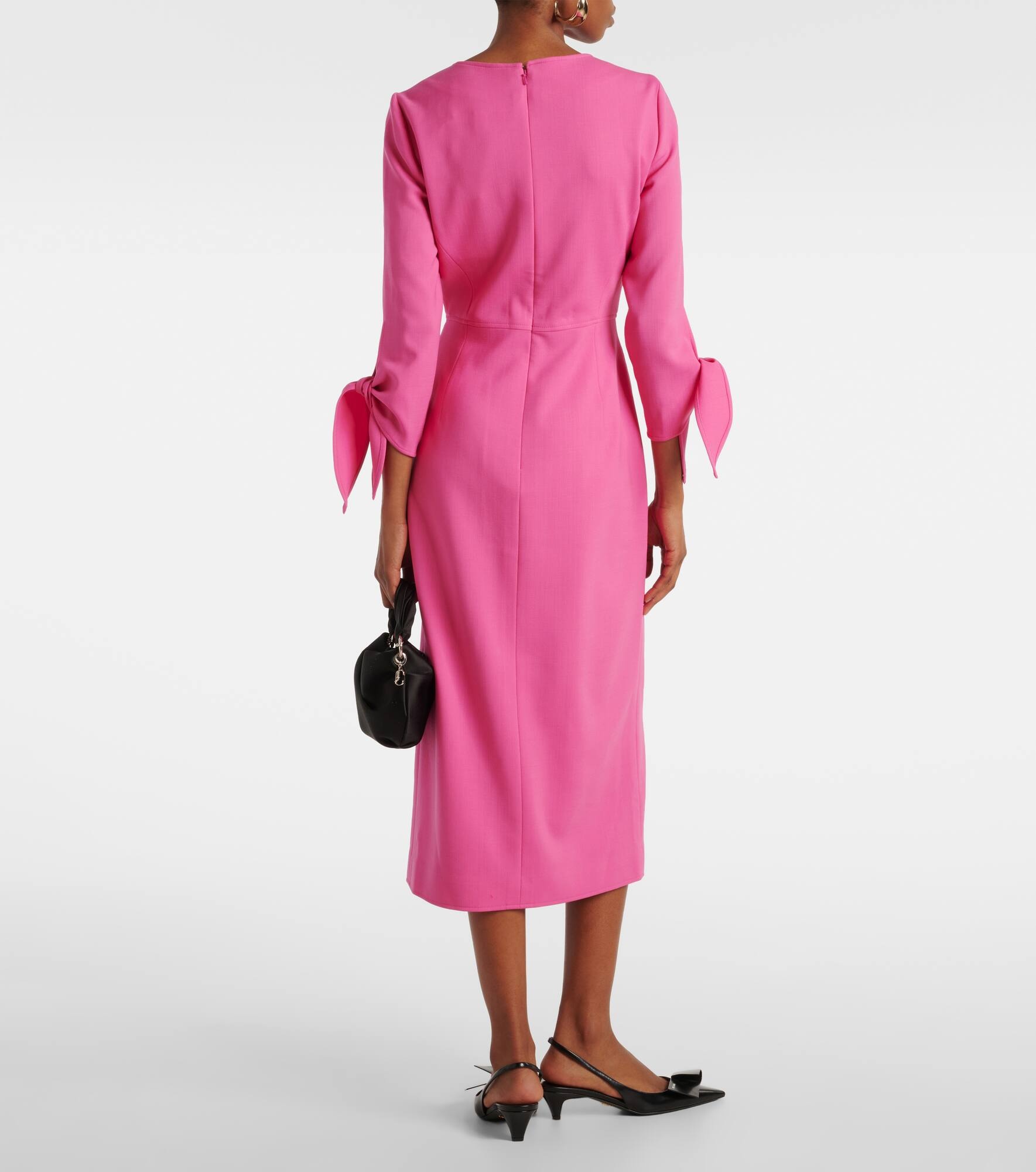 Wool-blend midi dress - 3