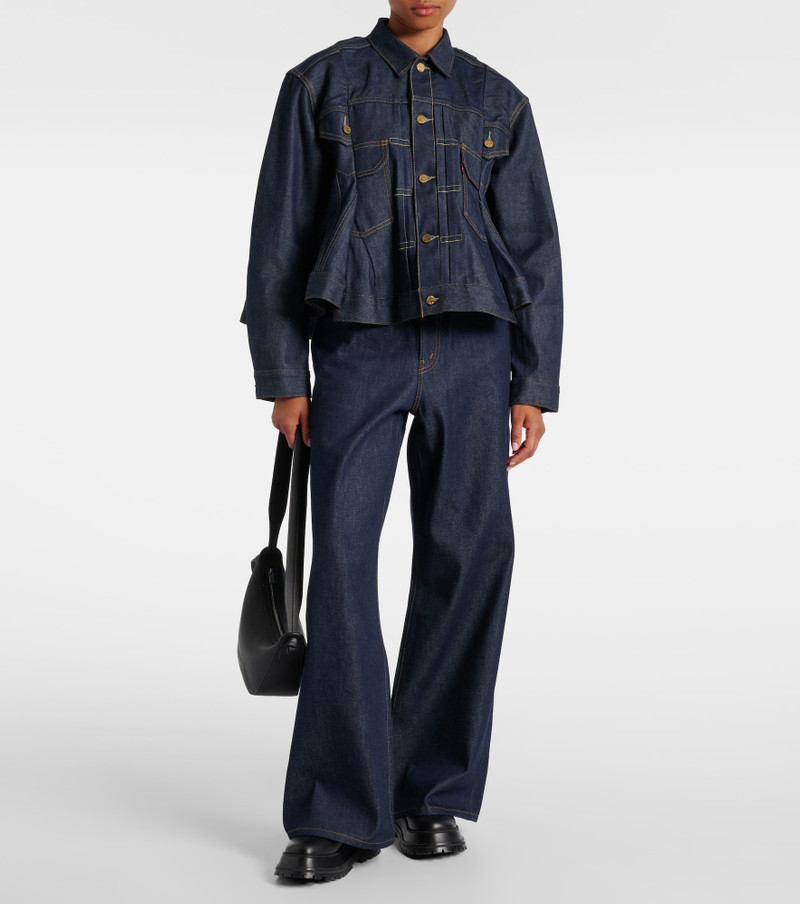 sacai x Levi's® high-rise wide-leg jeans outlook