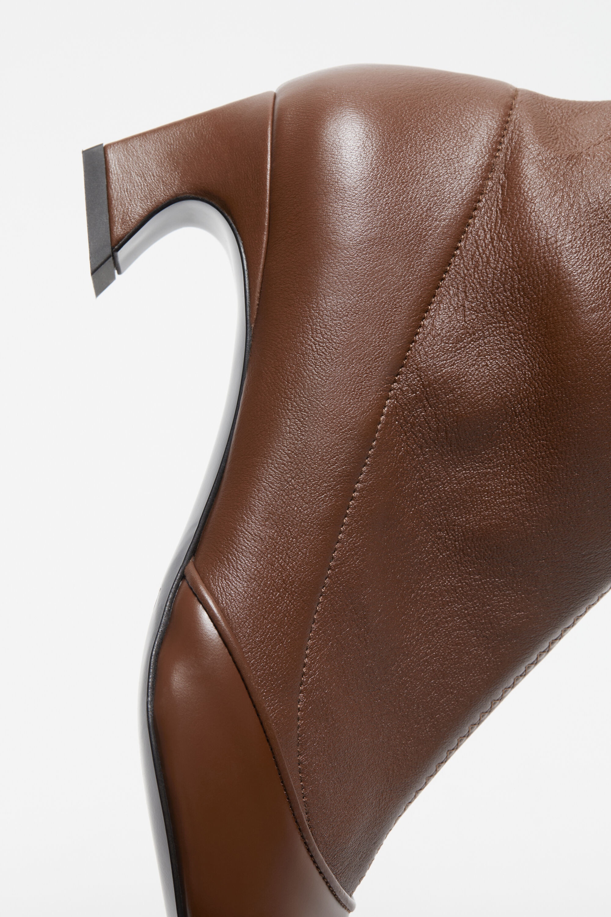 Heeled ankle boots - Cognac brown - 6