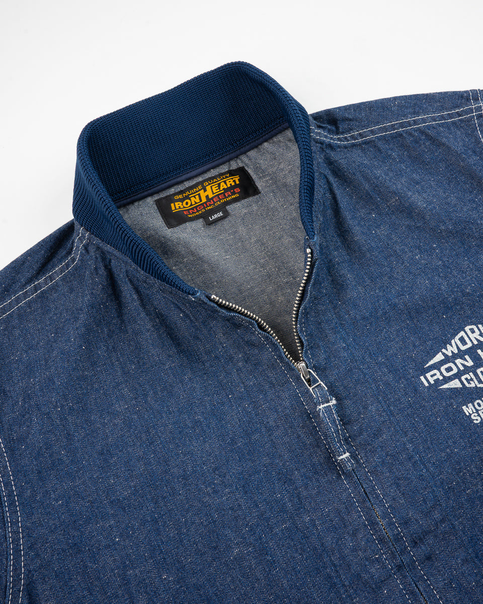 IHJ-146-IND 10oz Nep Denim Windbreaker - Indigo - 6
