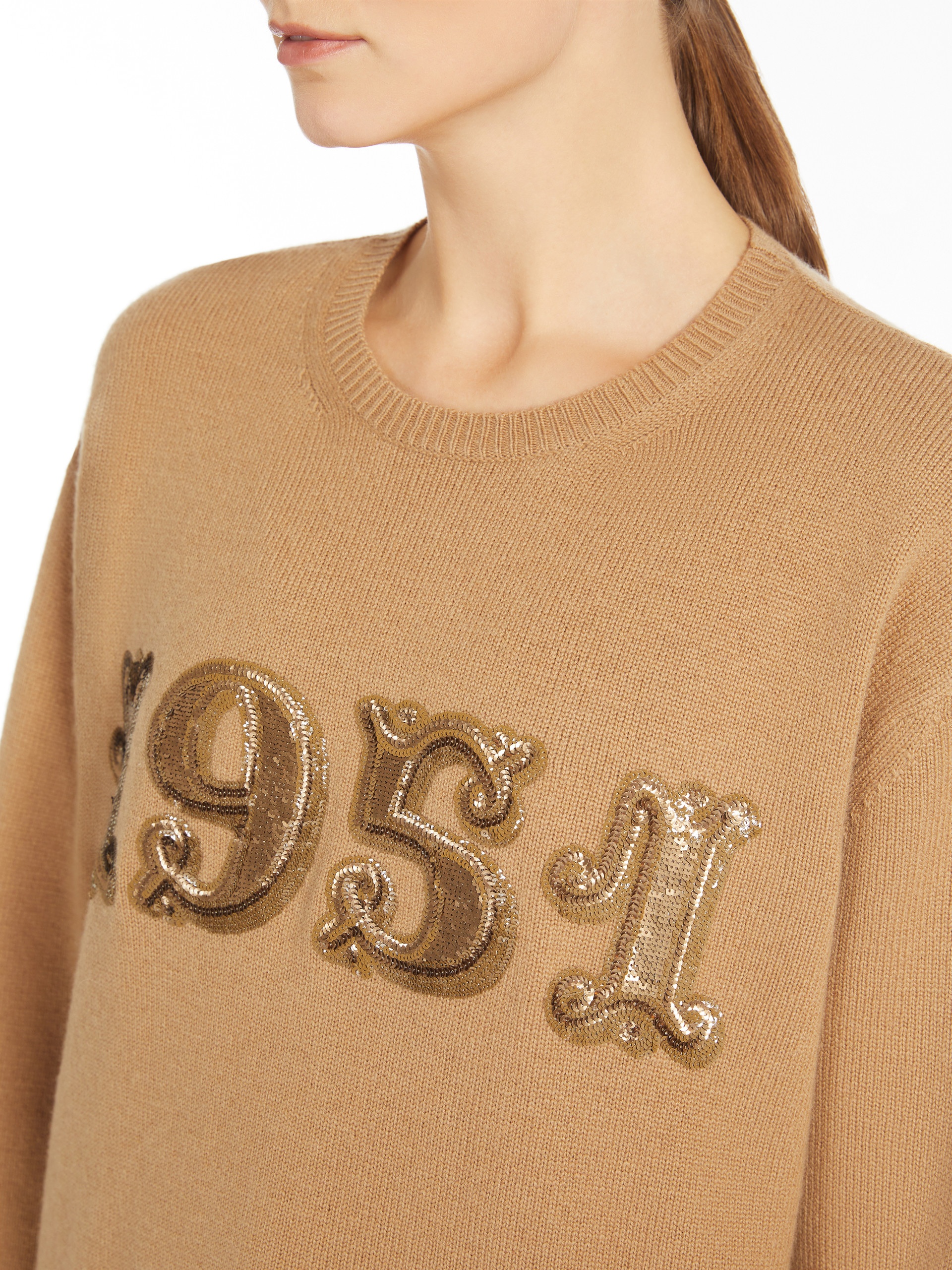 PLATA Wool, cashmere and sequin pullover - 5