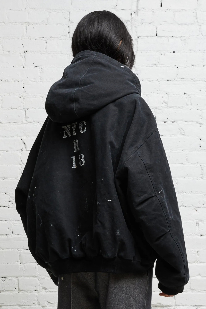 SEAMLESS WORKWEAR JACKET - BLACK CANVAS 4