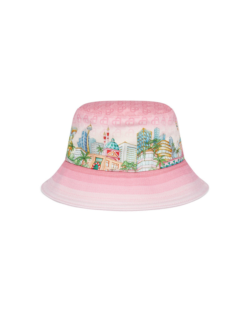 Morning City View Denim Bucket Hat 1