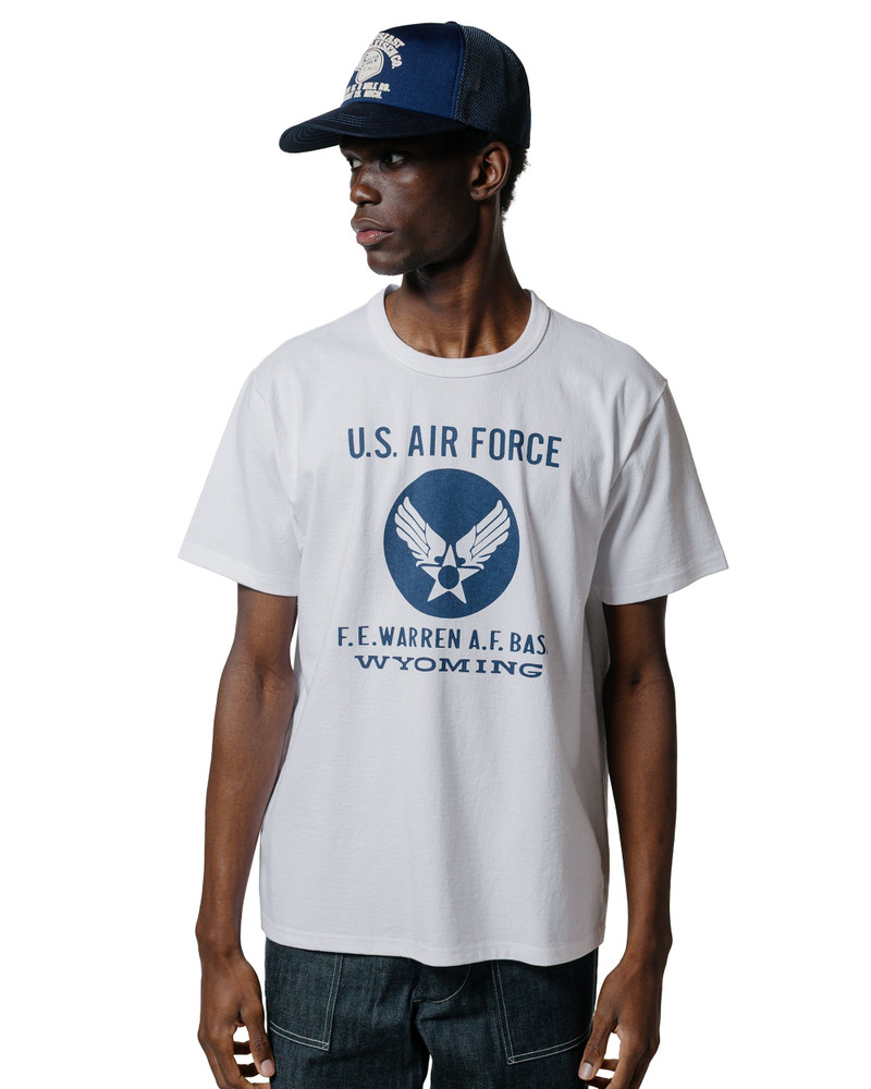 The Real McCoys MC25007 Military Tee / F.E. Warren Base White outlook