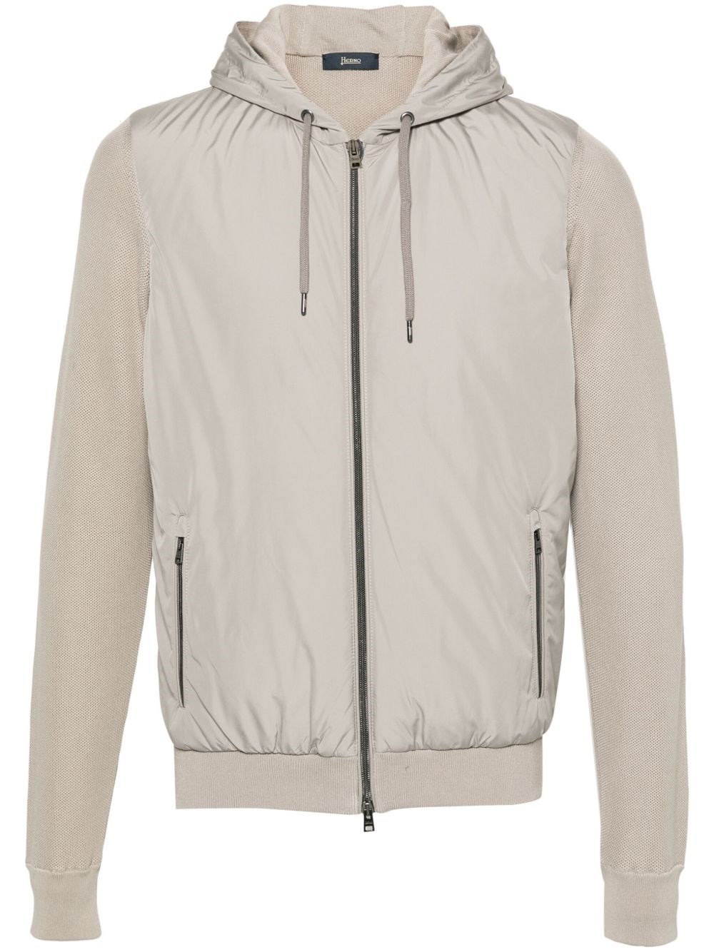 Nylon and cotton blouson jacket - 1