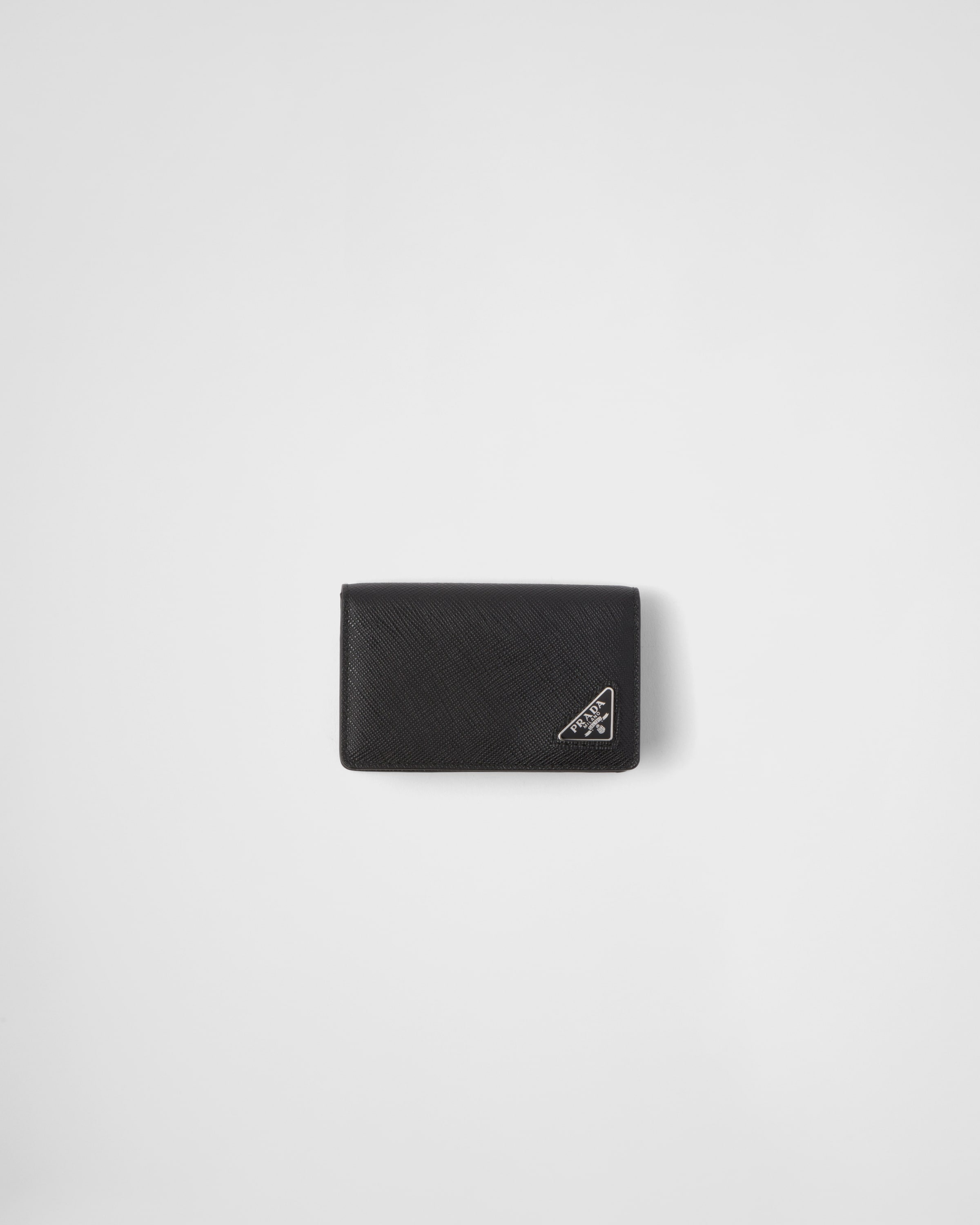 Prada card holder saffiano shop