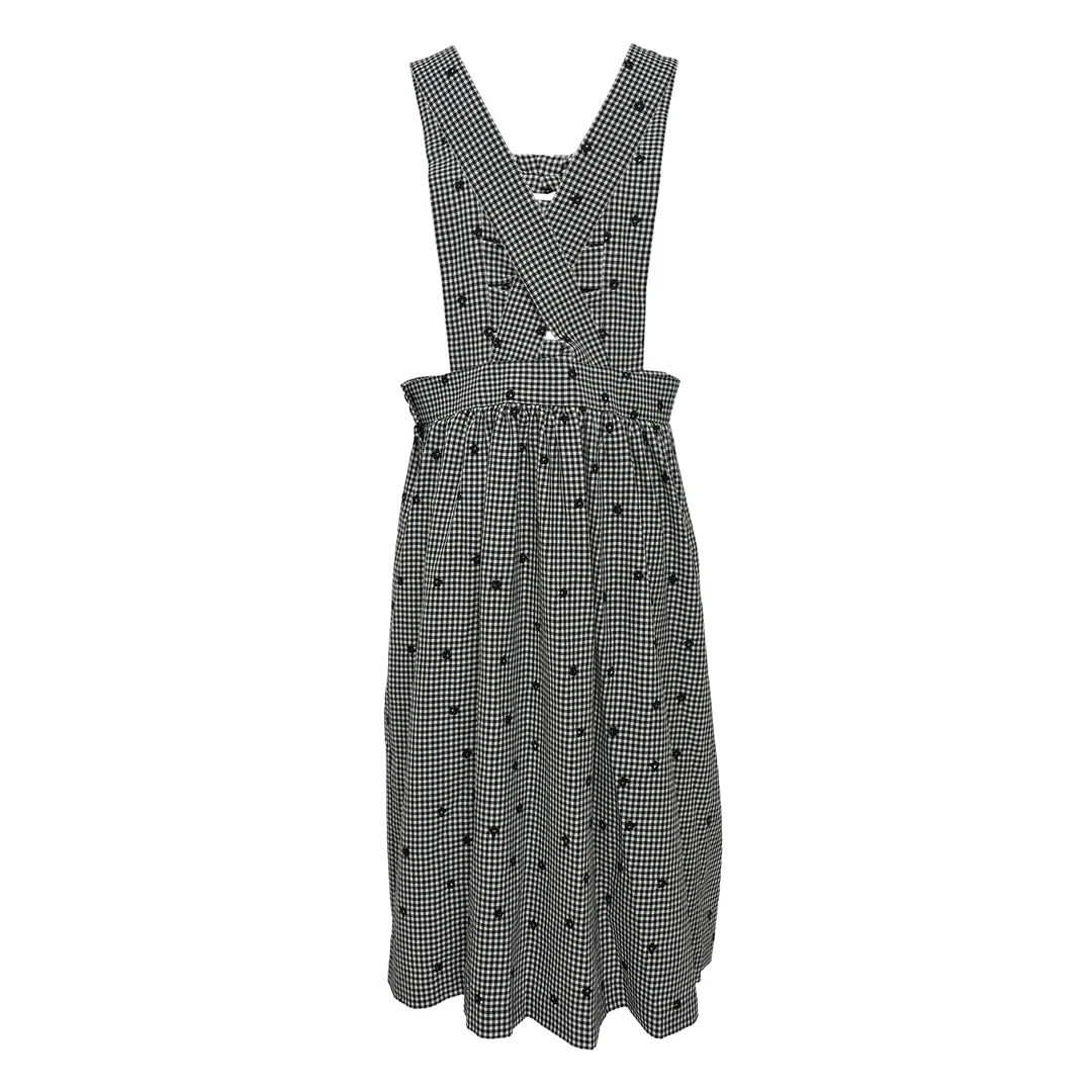 Polka Dot Ribbon Pinafore - 2