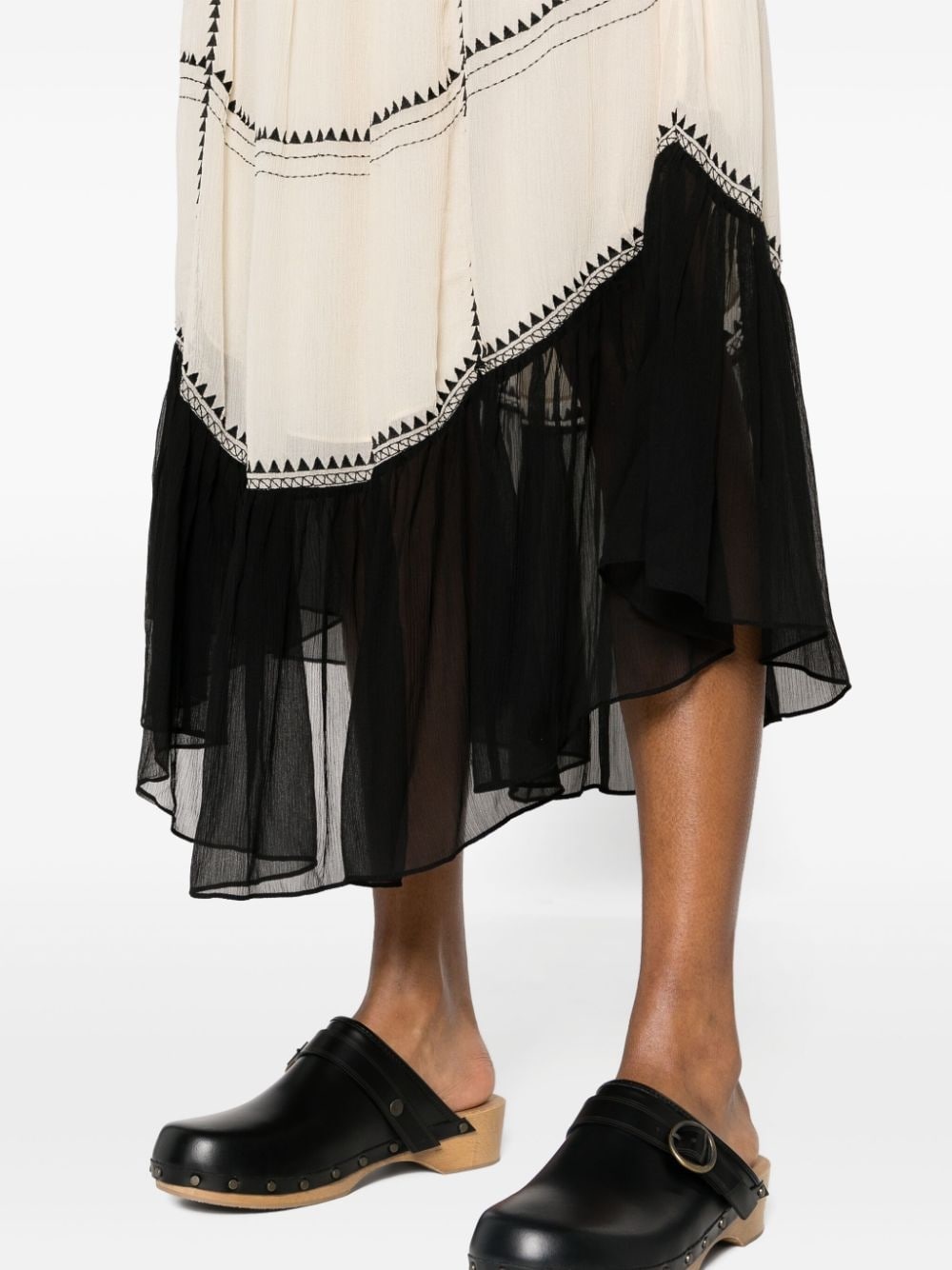 Freida silk maxi skirt - 5