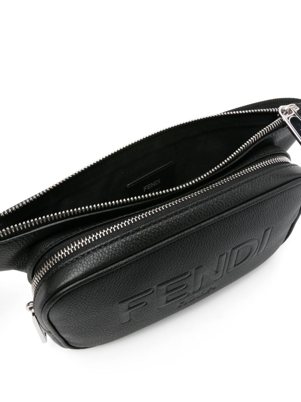 logo-embossed belt bag - 5