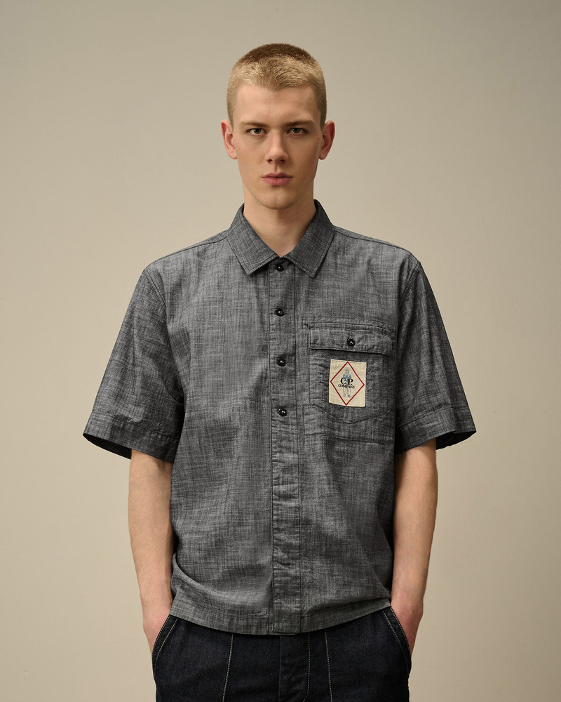 C.P. Company Chambray Short Sleeve Shirt outlook