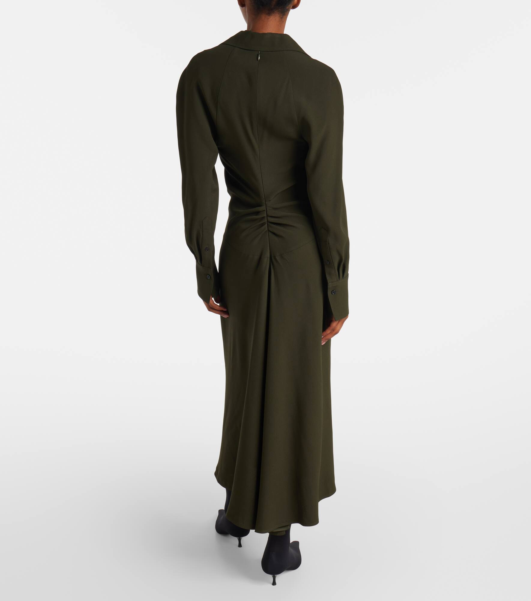 Asymmetric midi dress - 3