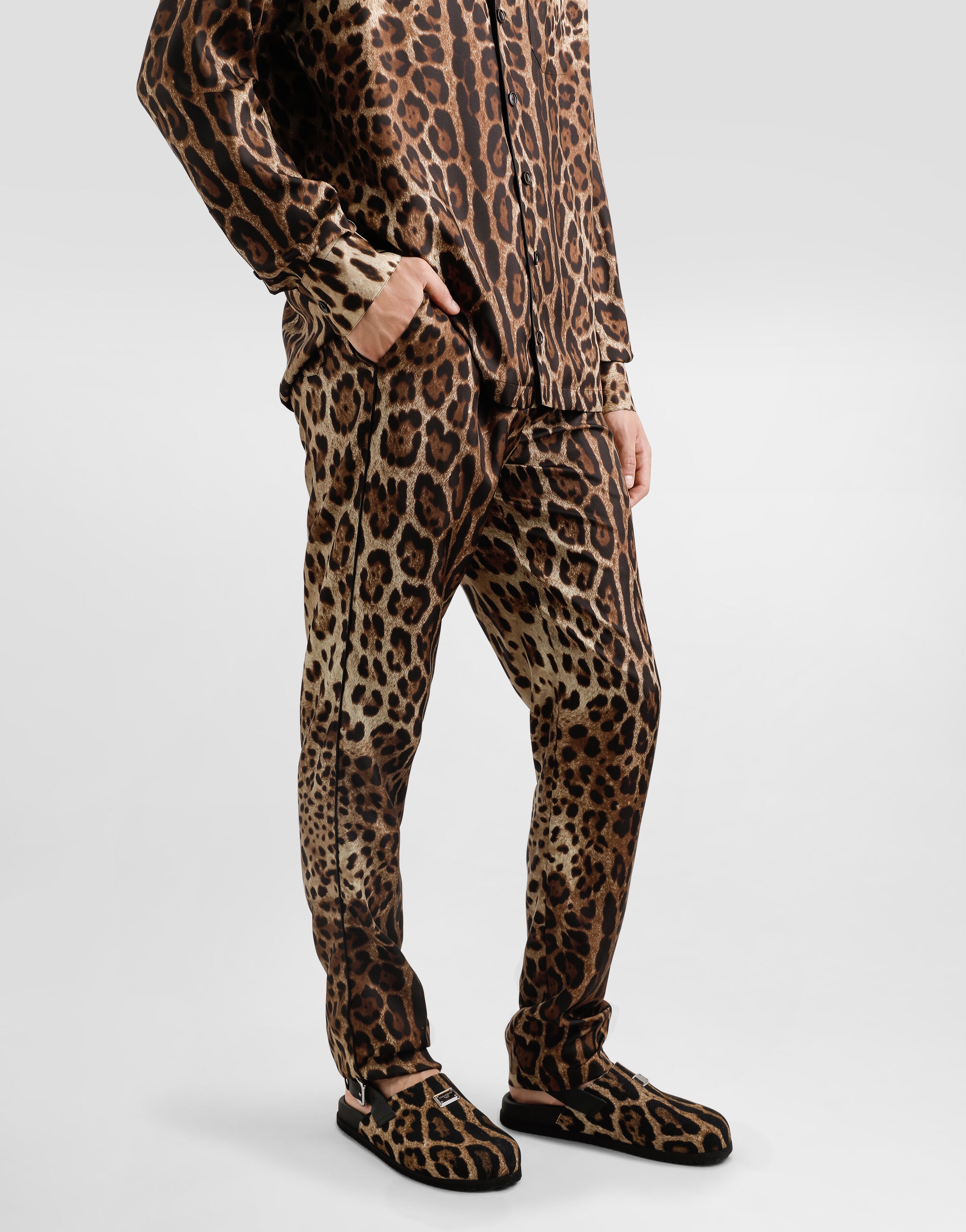 Silk pajama pants - 4