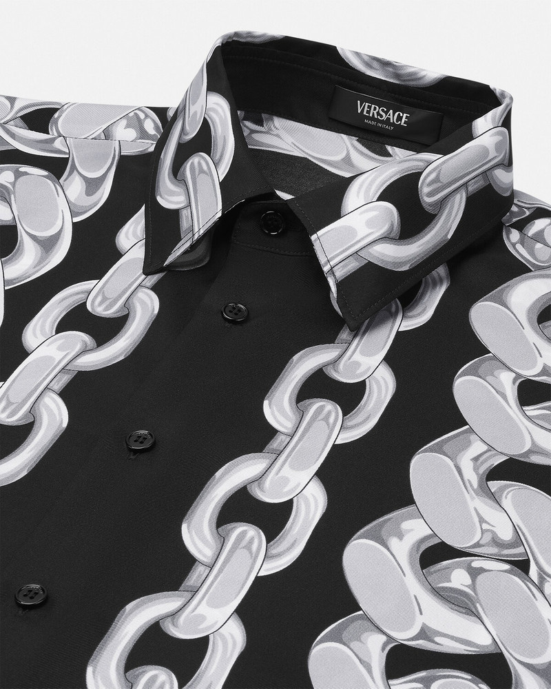 VERSACE Medusa Chains Silk Shirt outlook