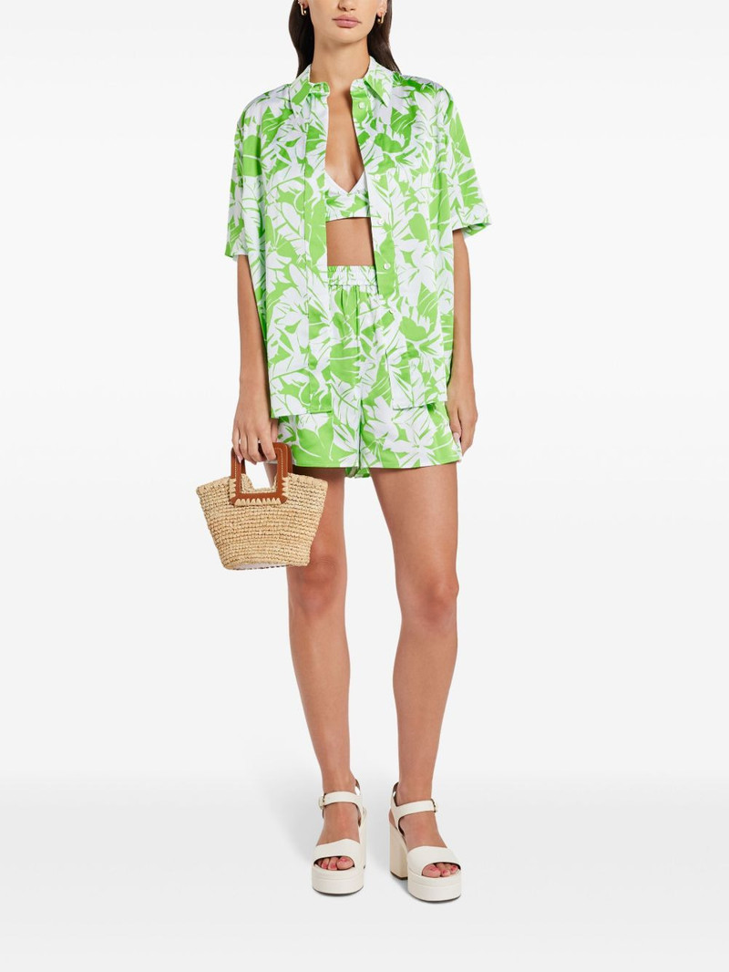 MICHAEL KORS Palm elasticated-waist shorts outlook