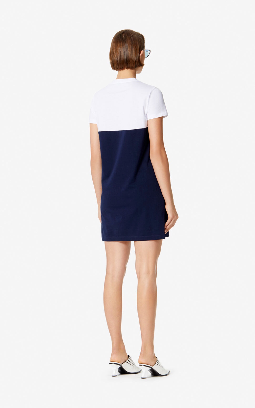 Colorblock Tiger' t-shirt dress - 4