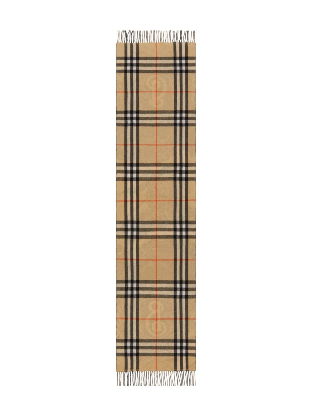 checked cashmere scarf - 4
