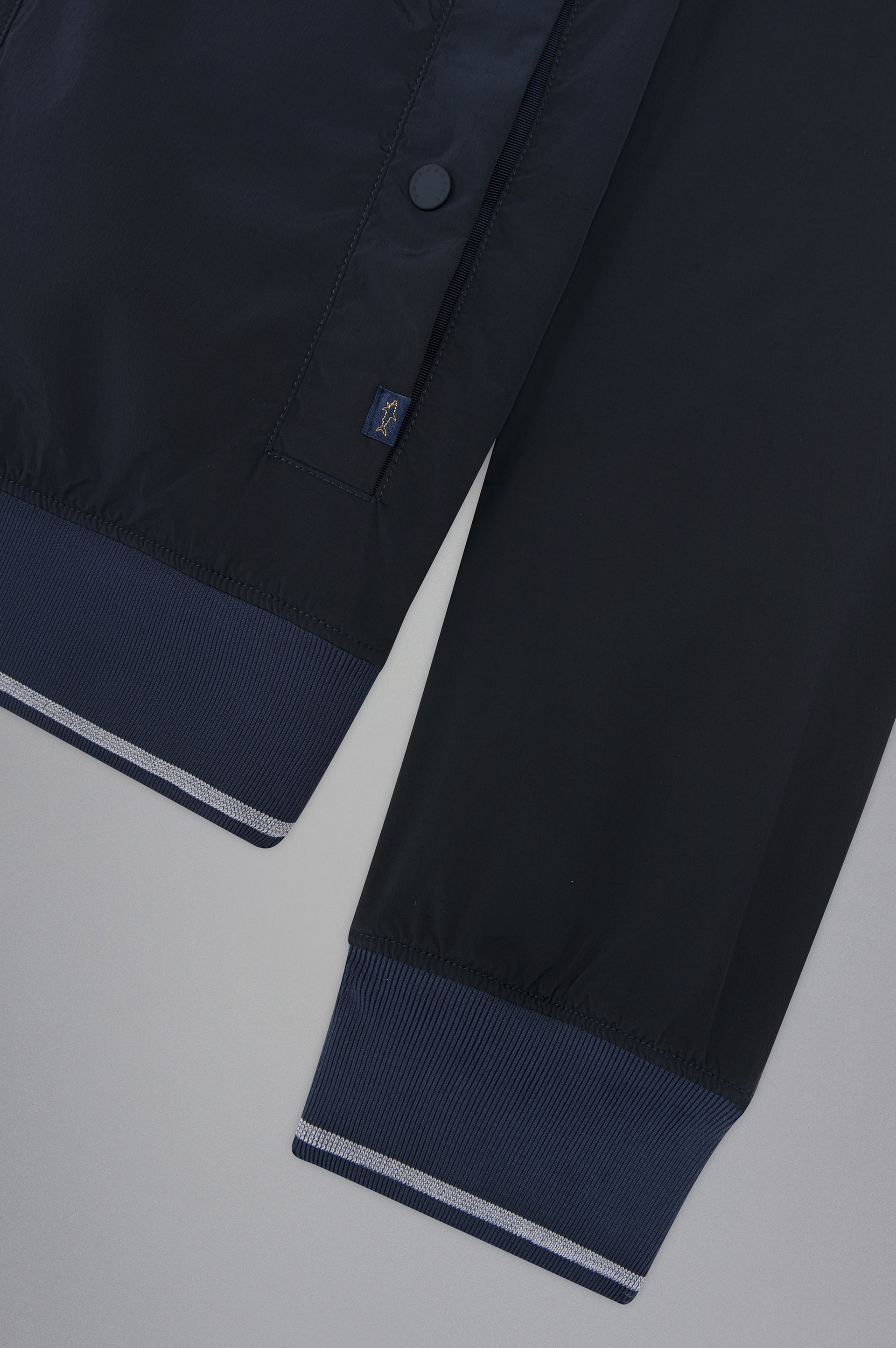 GARMENT DYED STRETCH ECONYL® NYLON BOMBER JACKET - 5