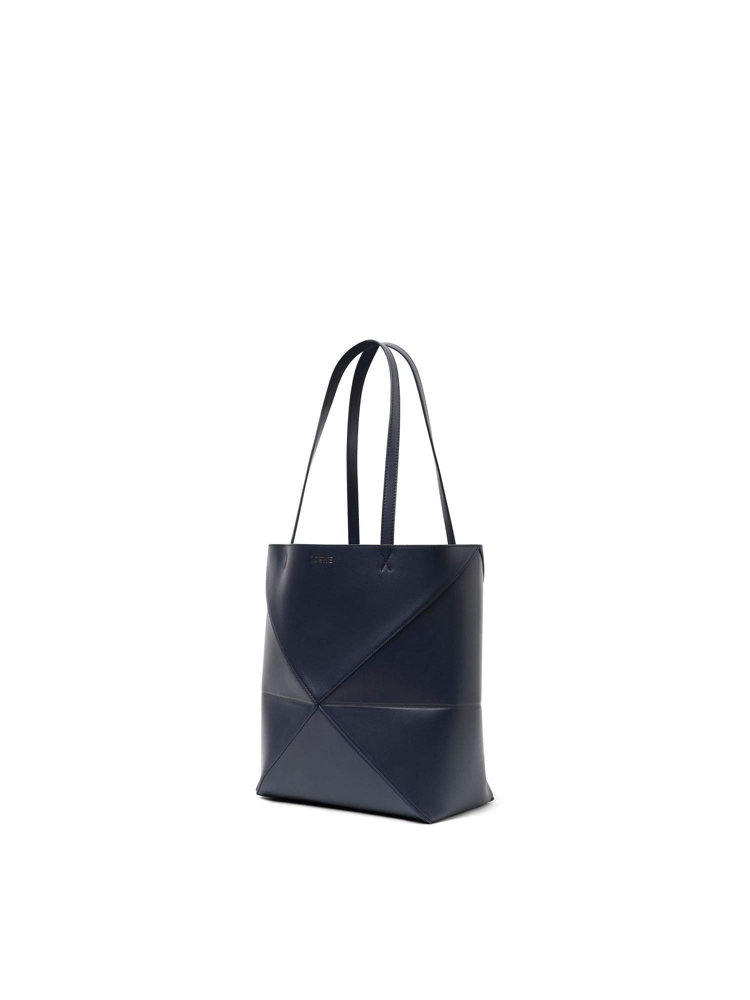Puzzle Fold Tote Medium in Abyss Blue - 2