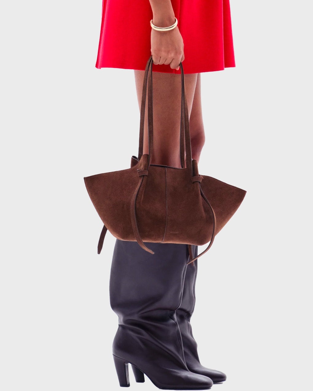 Mochi Suede Bag  Chocolate ONESIZE - 3