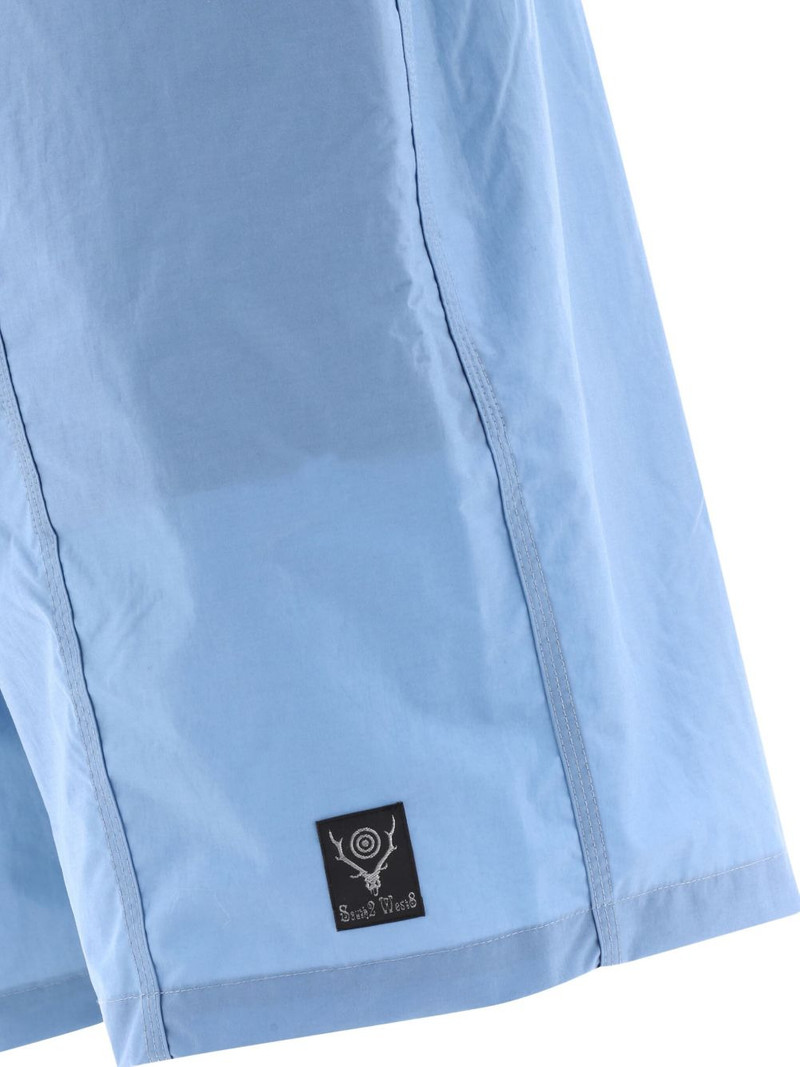 belted patch-pocket shorts 4