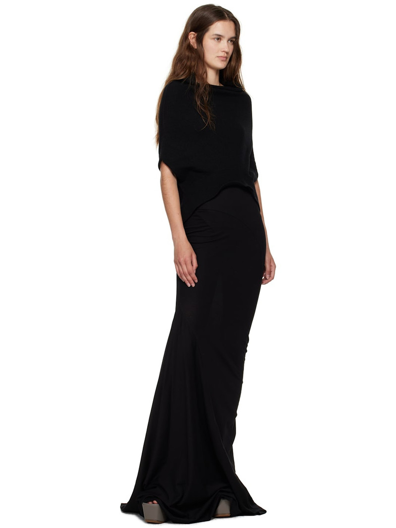 Rick Owens Black Concordians SL Shroud Sweater outlook