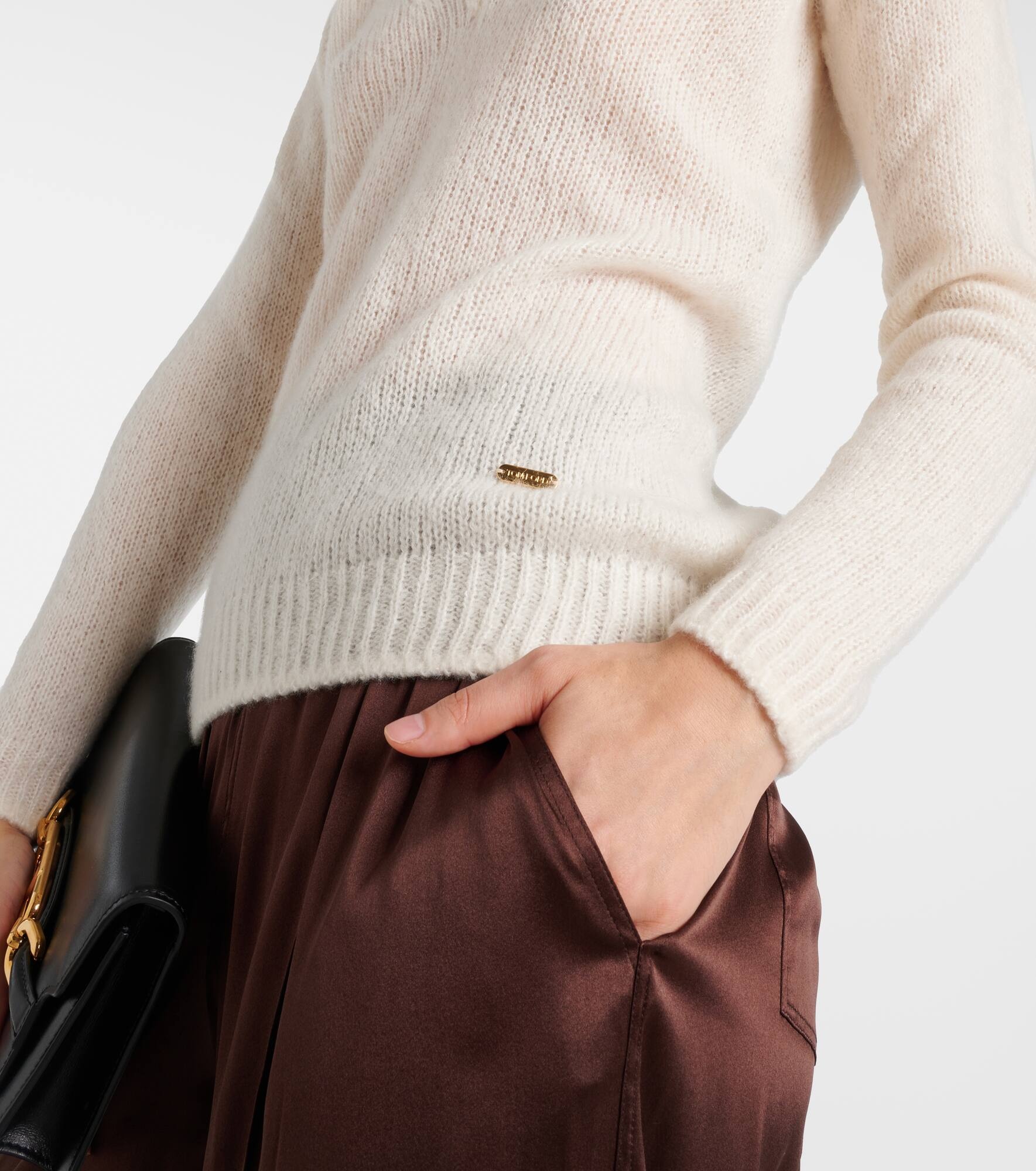 Cashmere and silk sweater - 5