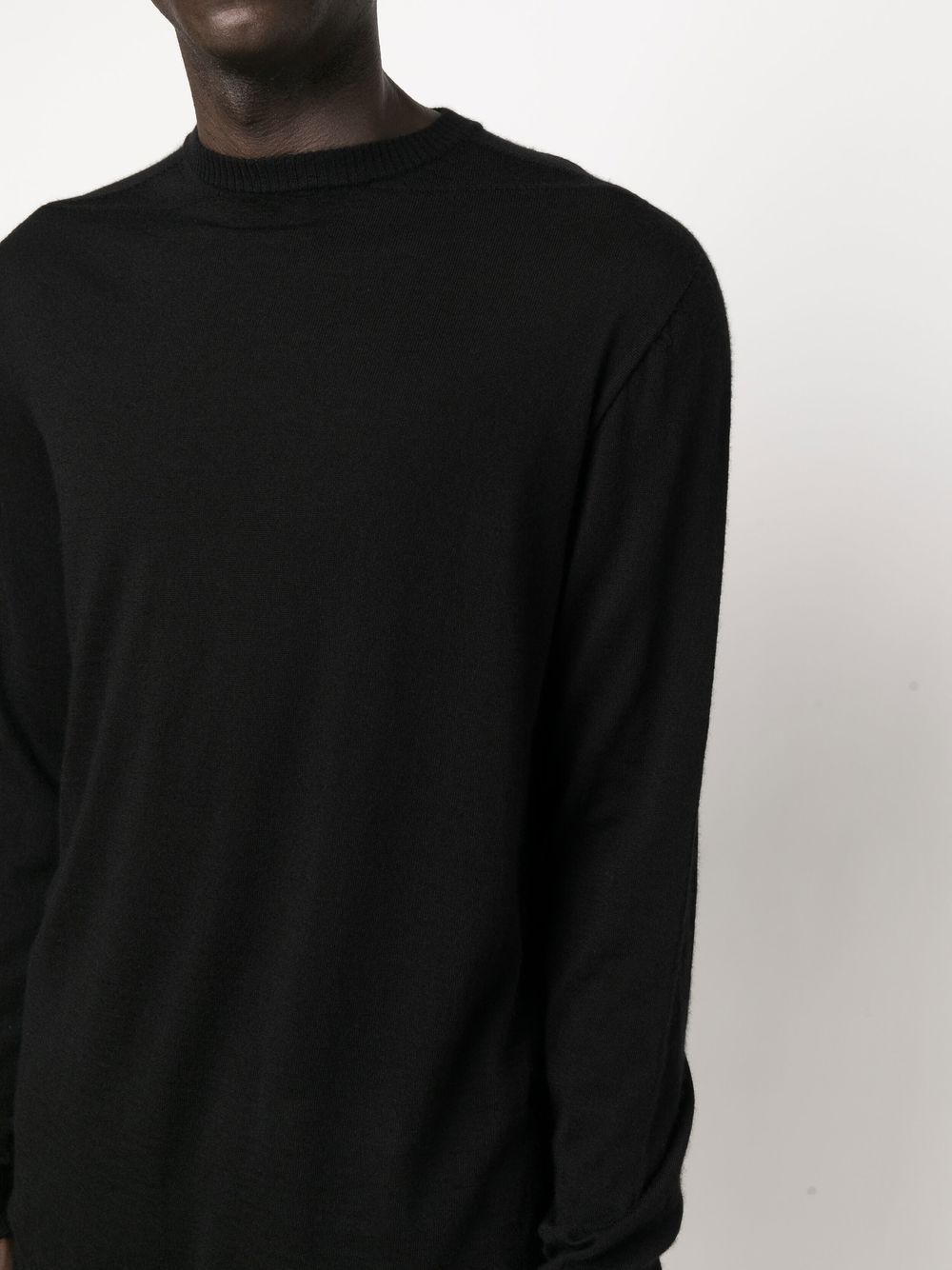 oversized-cut round-neck jumper - 5