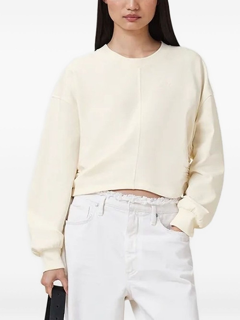 drawstring-detail sweatshirt 1