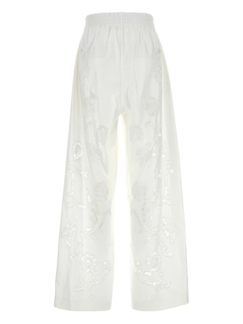 MAGDA BUTRYM wide-leg poplin trousers outlook