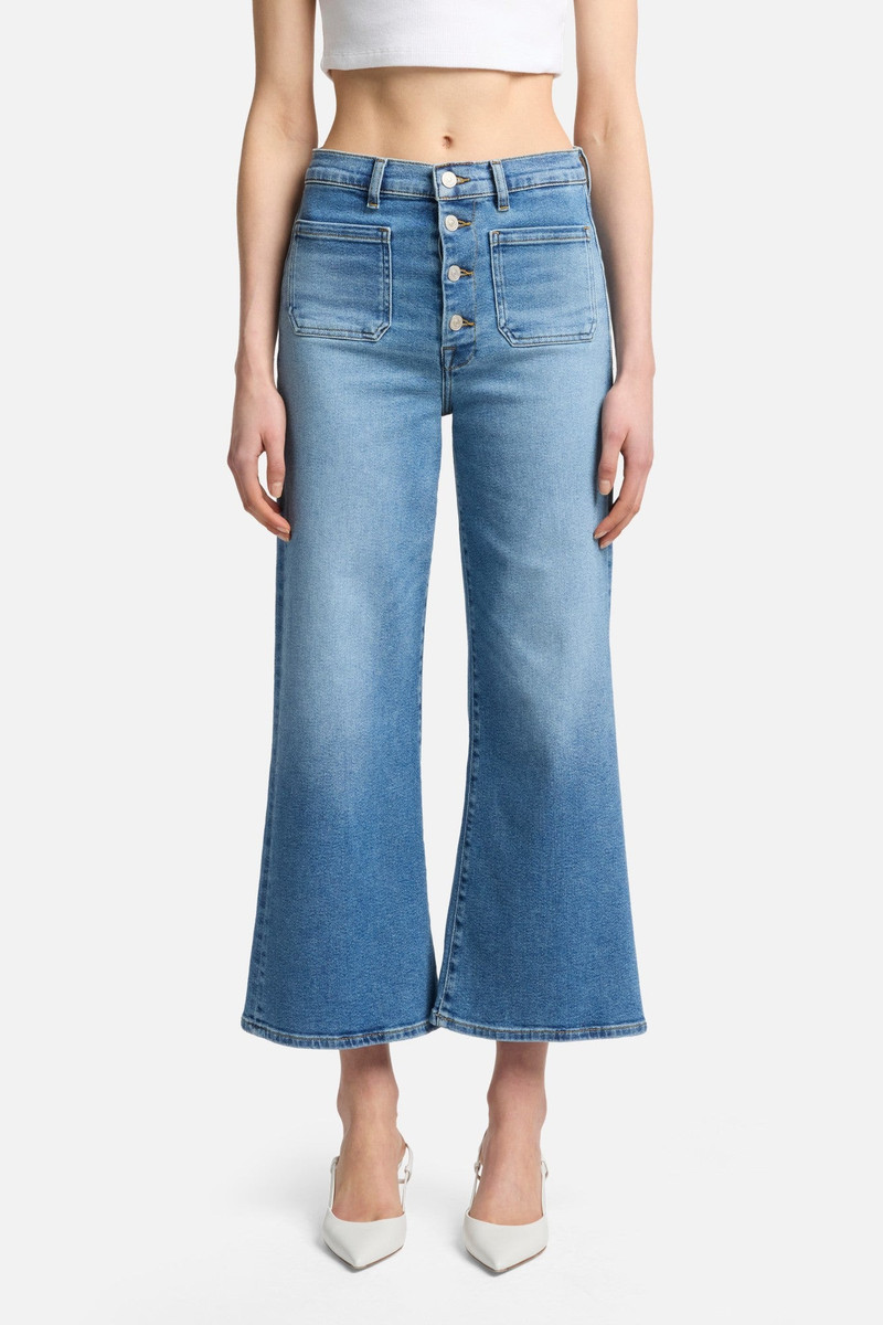 Luxe Vintage Ultra High Rise Cropped Jo in Fancy 3