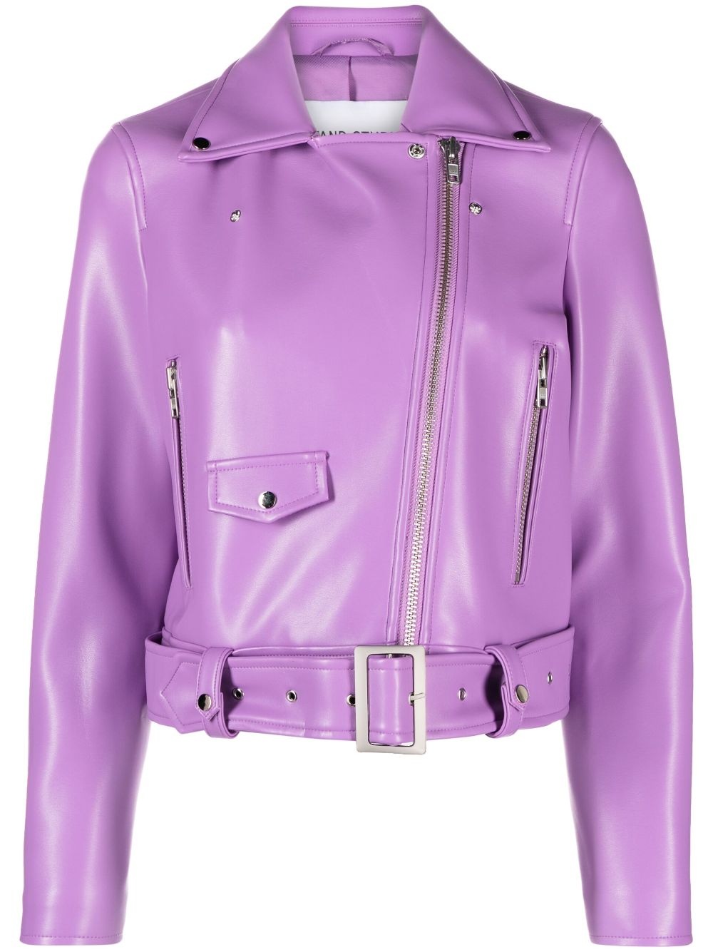 Esmeralda faux-leather biker jacket - 1