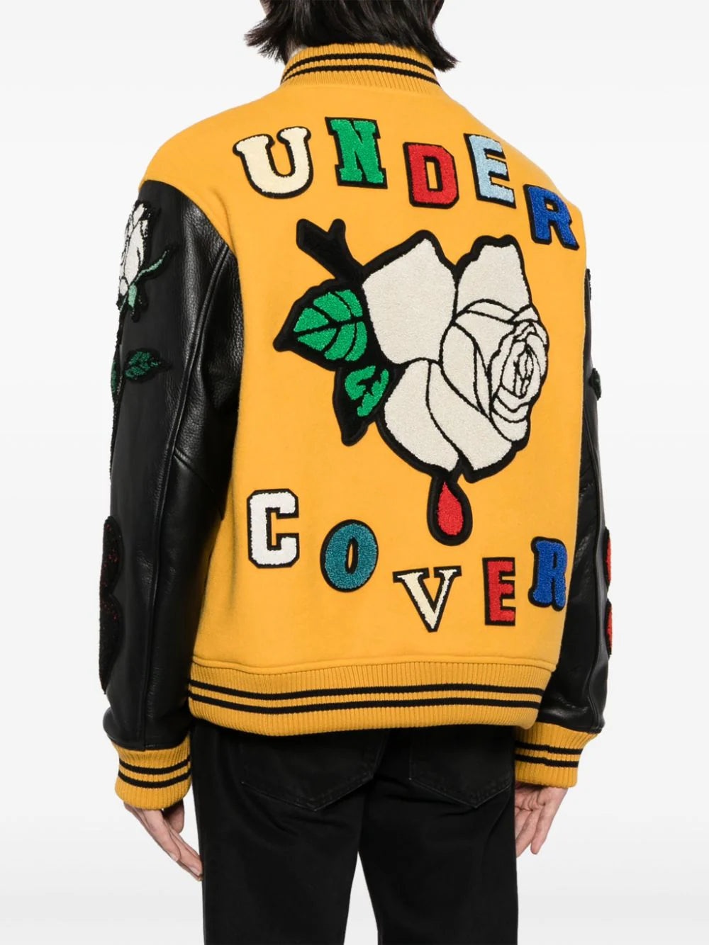 X K. TOLNOE VARSITY BOMBER JACKET - 3