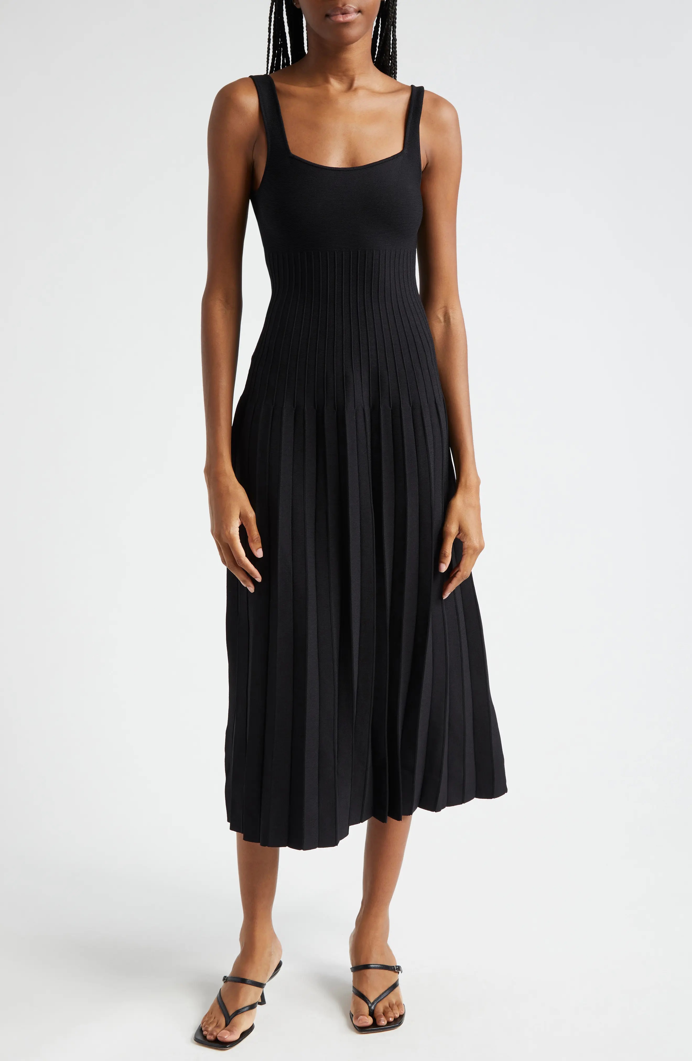 Ellison Pleated Knit Dress - 5