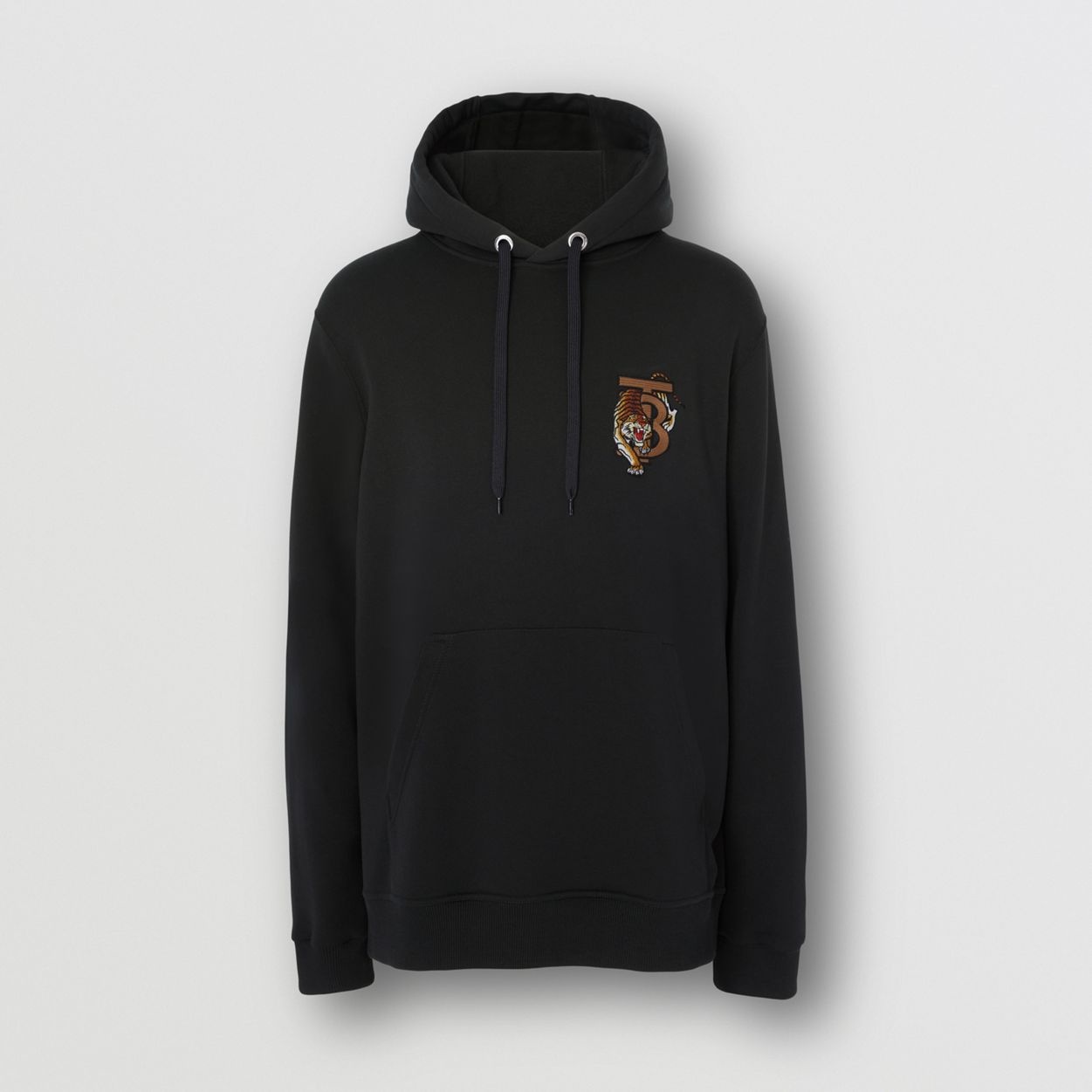 Tiger Graphic Cotton Hoodie - 1