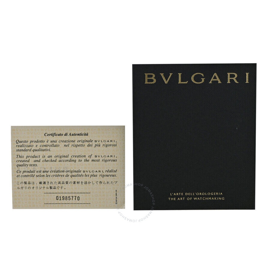 Pre-owned Bvlgari Bvlgari Automatic Blue Dial Ladies Watch 101897 - 6