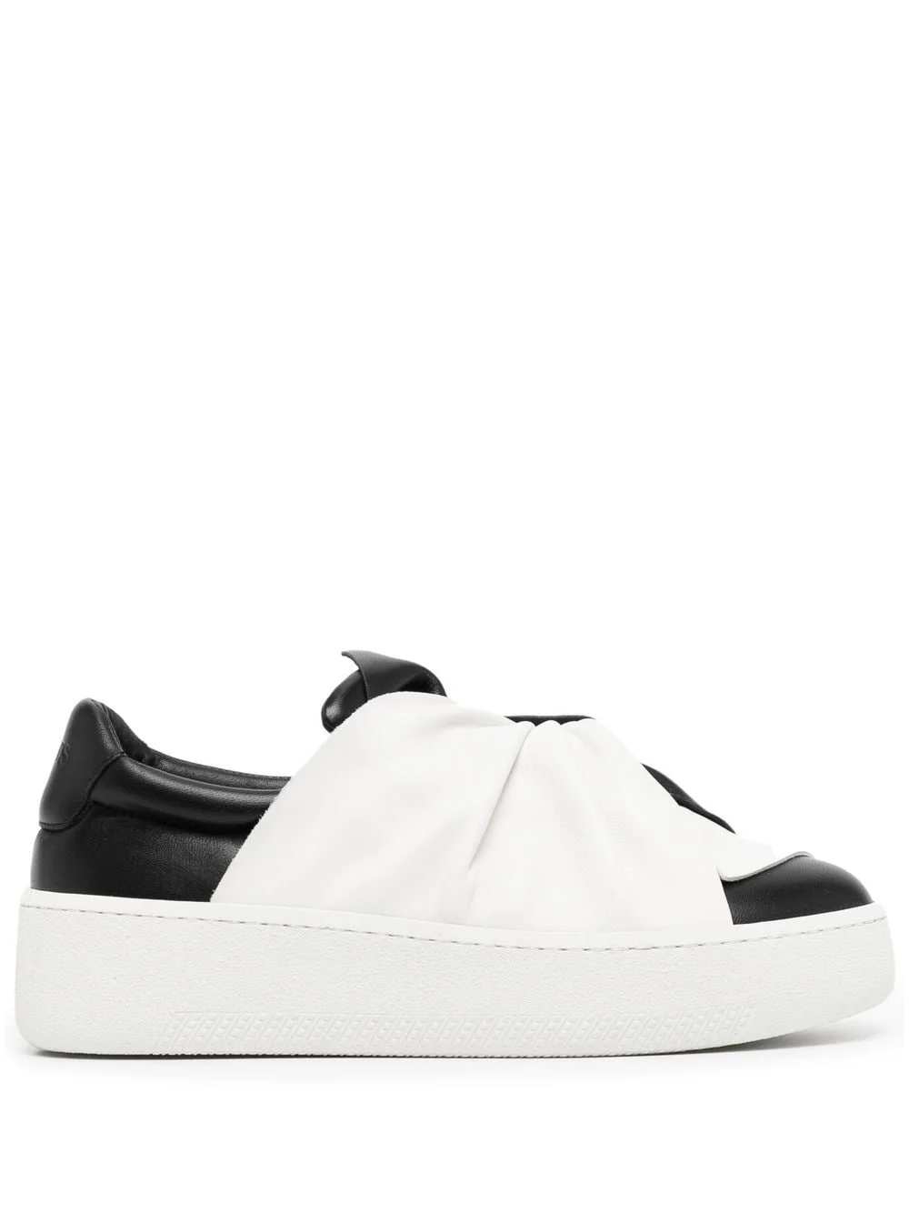 knot-detail slip-on sneakers - 1