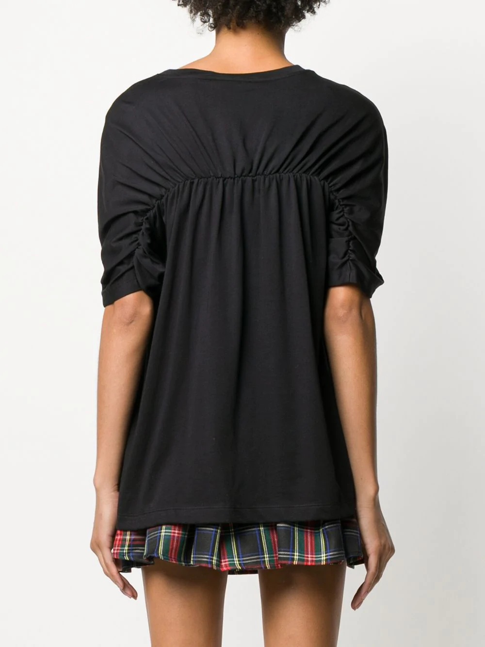 ruched crystal T-shirt - 4