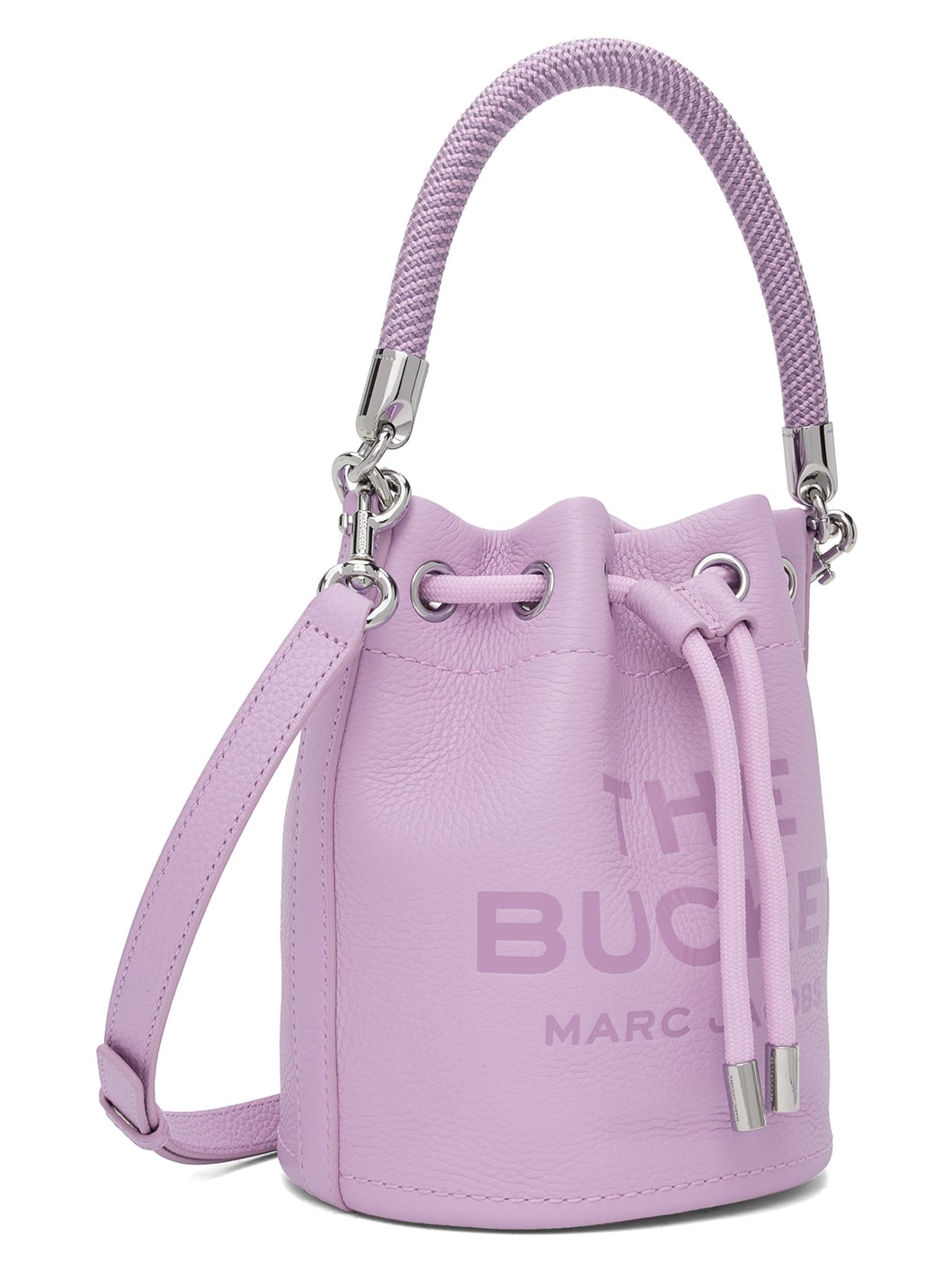 Purple 'The Leather Bucket' Bag - 2